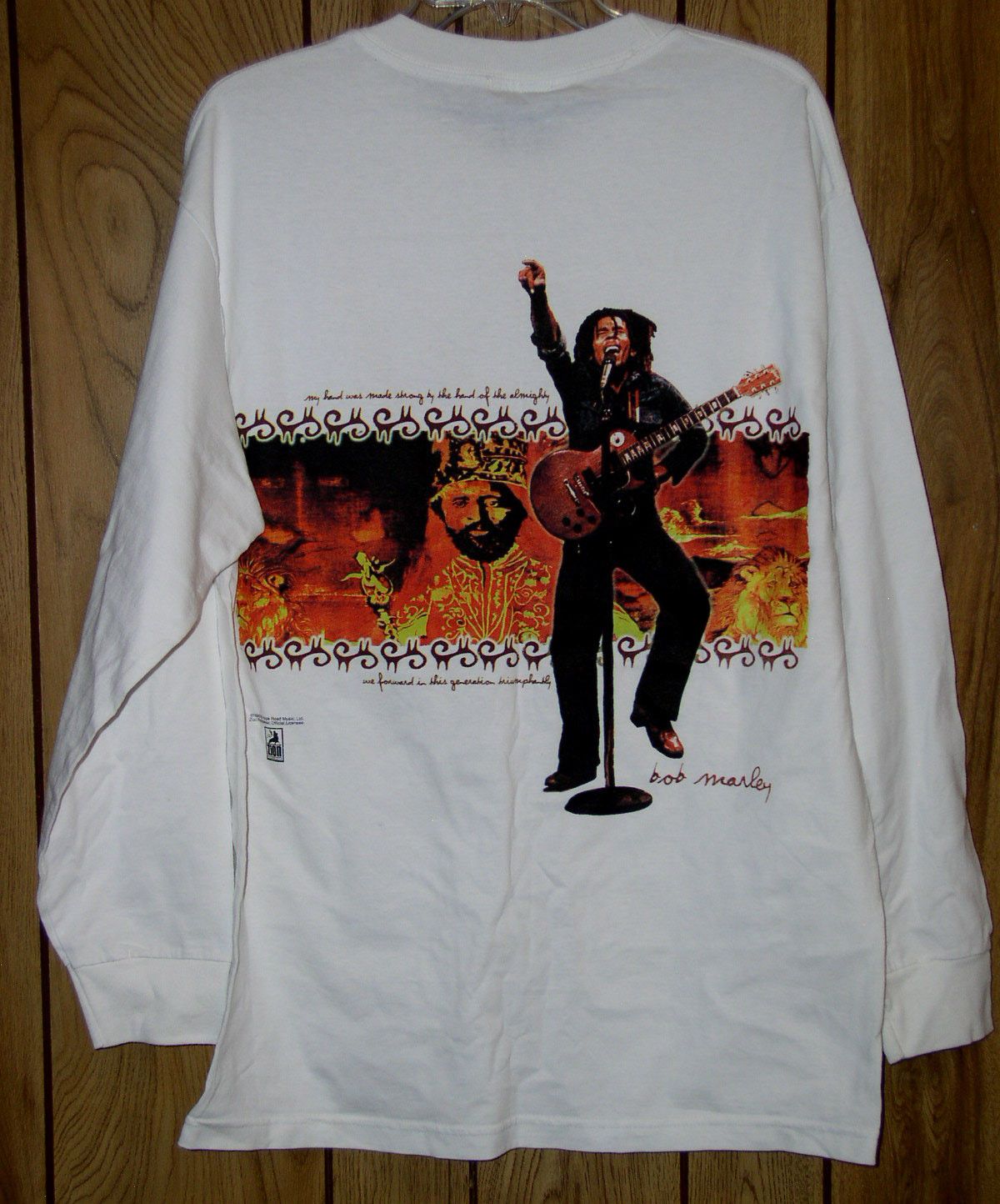 Bob Marley × Zion Rootswear Bob Marley Shirt 1999 Long Sleeve Zion Hope Road Music Size US L / EU 52-54 / 3 - 2 Thumbnail