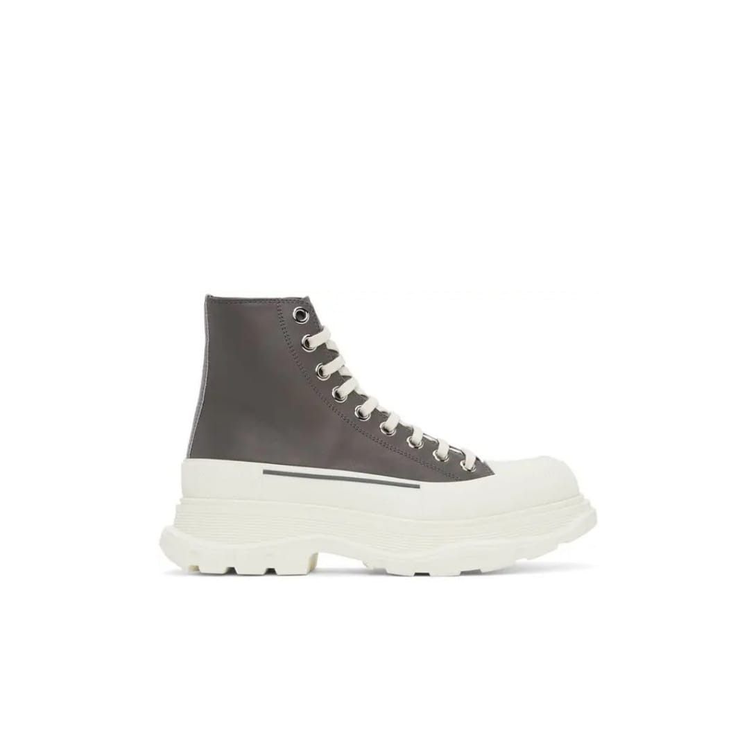 Alexander McQueen o1y1024 Ankle Boots in Military Green/White Size US 9 / EU 42 - 1 Thumbnail