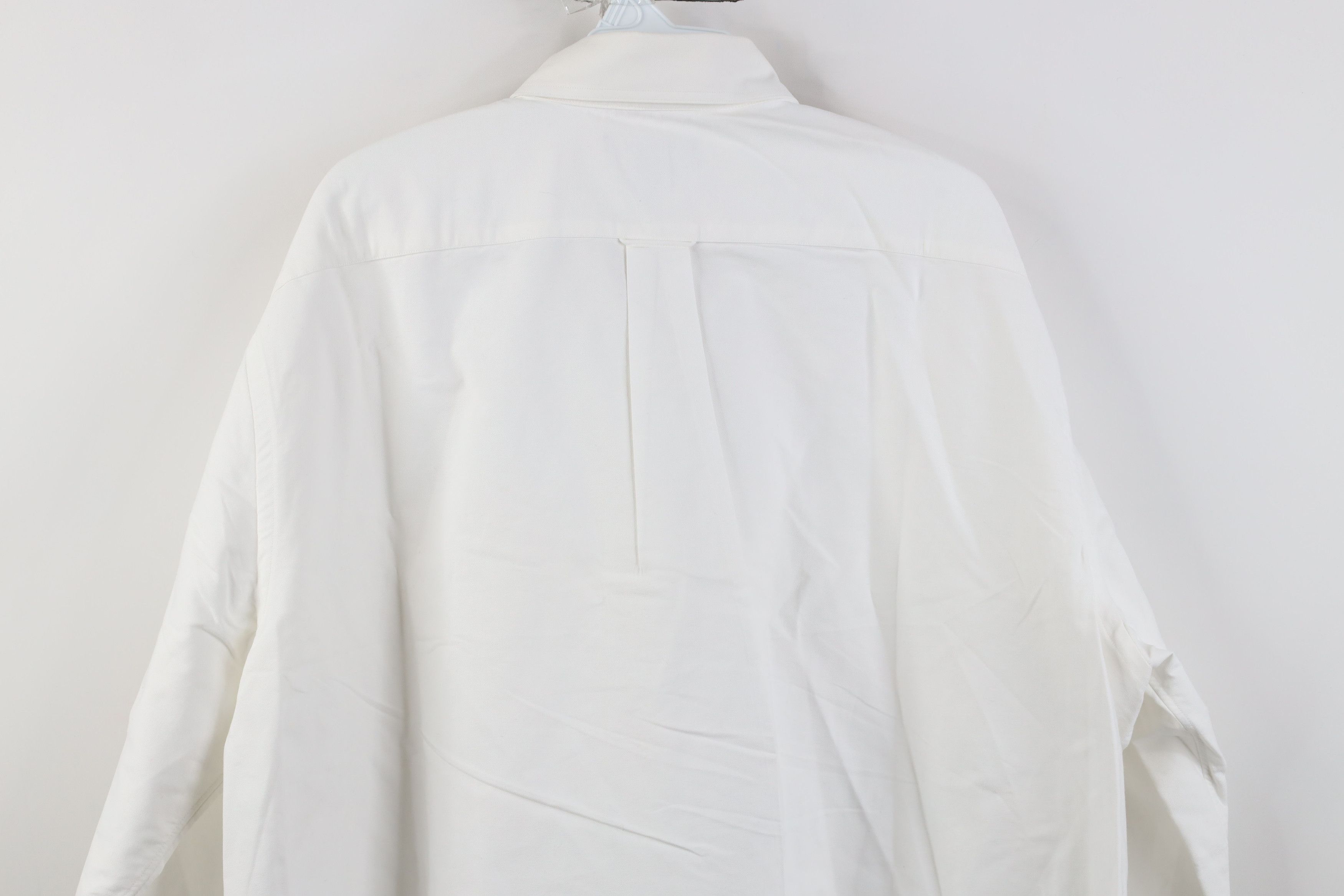 Lands' End Vintage 90s Y2K Lands End Collared Button Down Shirt White Size US L / EU 52-54 / 3 - 10 Thumbnail