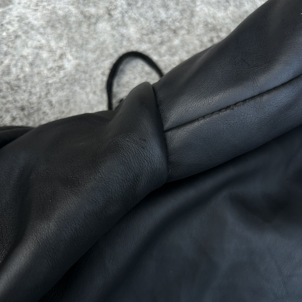Japanese Brand × Vintage vintage Soggetto Leather Jacket Hoodie Nice details Size US S / EU 44-46 / 1 - 13 Thumbnail