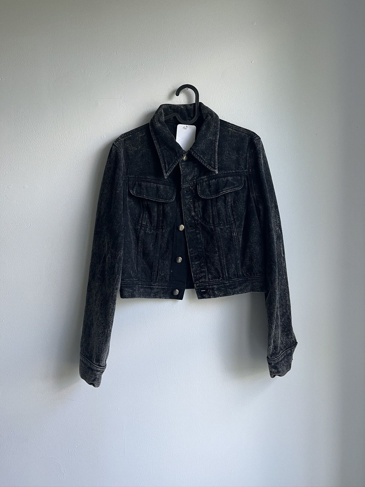 Assembly New York Assembly New York Distressed Denim Cropped Jacket Size S / US 4 / IT 40 - 3 Thumbnail