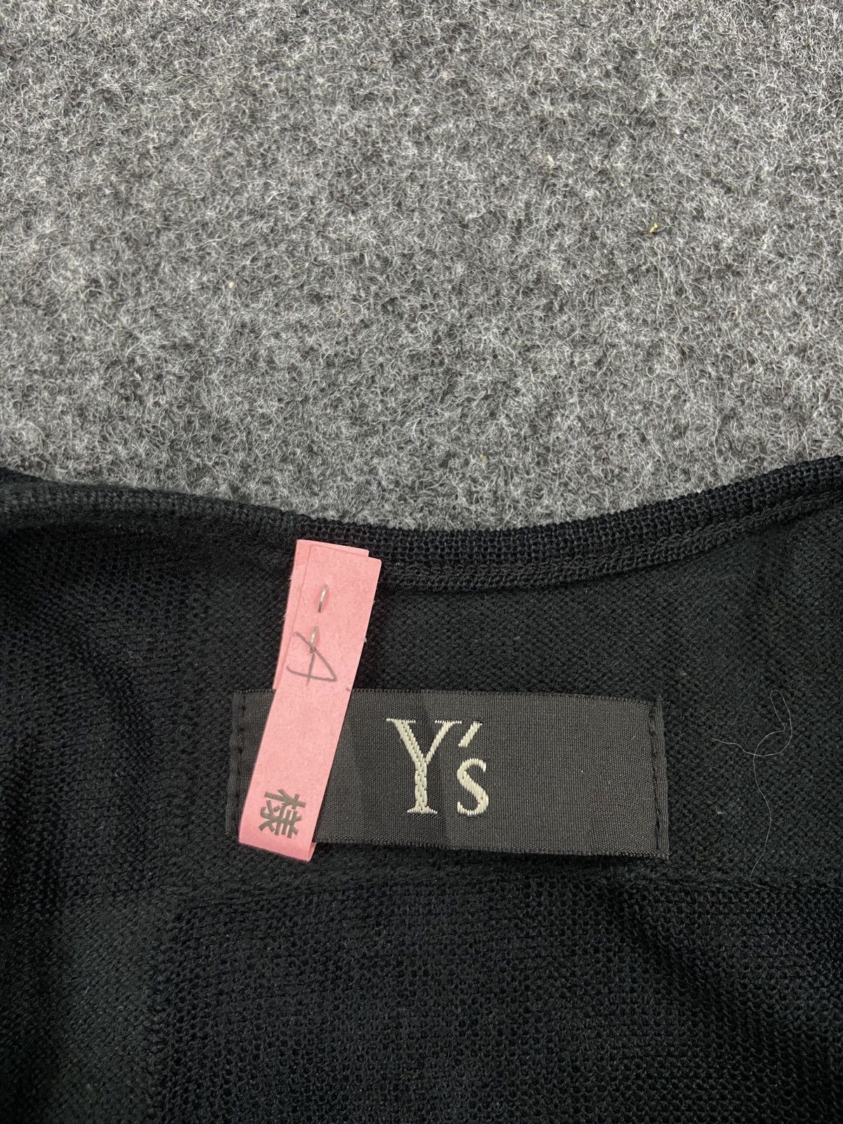 Y's Y's BLACK CHECKERED KNITTED TANKTOP Size S / US 4 / IT 40 - 2 Thumbnail