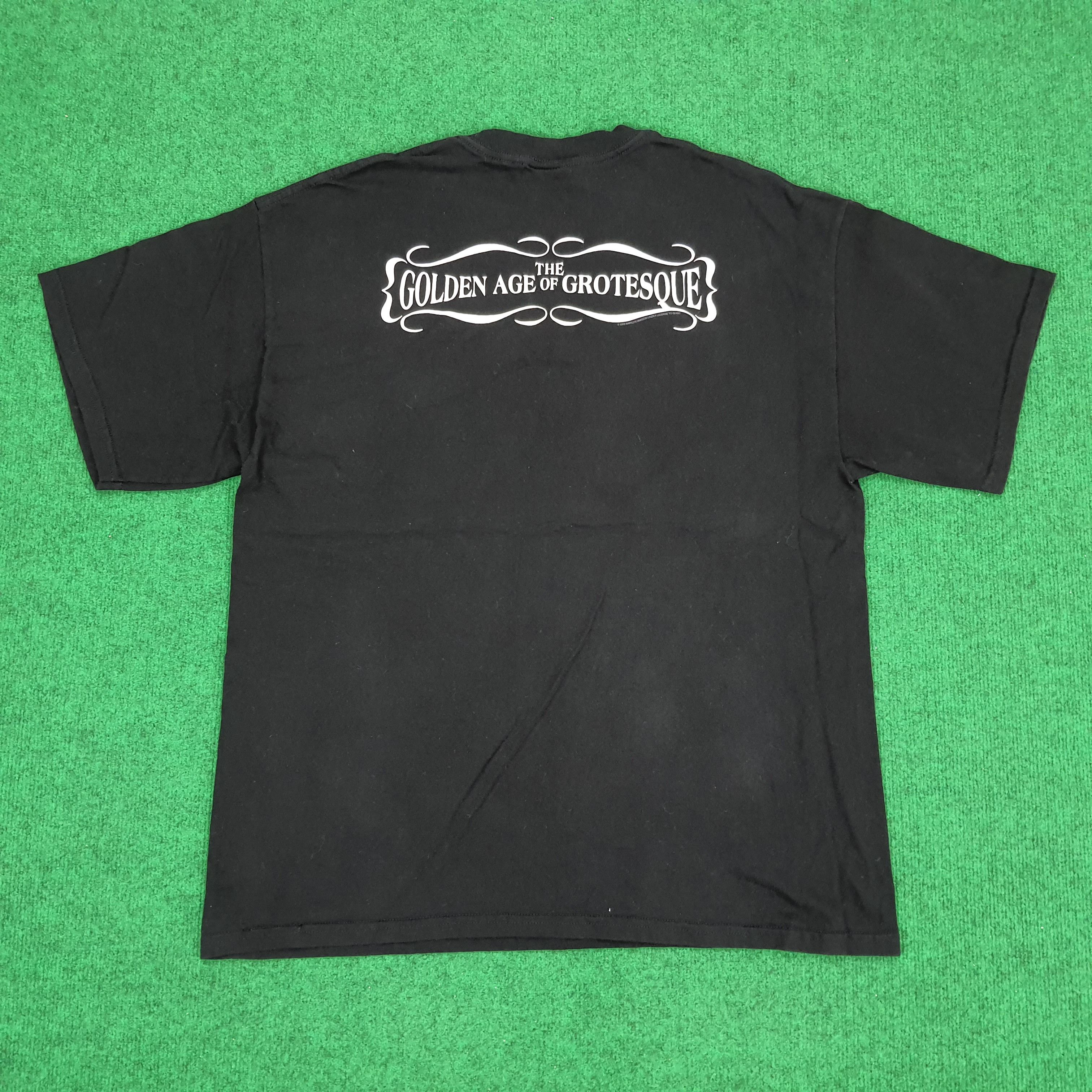 Band Tees × Marilyn Manson Vintage Marilyn Manson Golden Age of Grotesque 2003 Tees Size US L / EU 52-54 / 3 - 3 Thumbnail