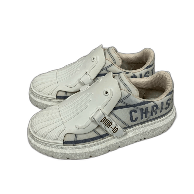 Dior Dior White Shell Sneakers with Blue Details Size US 9 / IT 39 - 1 Thumbnail