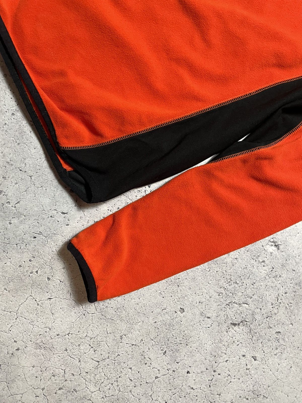 Nike × Vintage Vintage Fleece Jacket 1/2 Zip Pullover Nike Y2K Drill Swoosh Size US S / EU 44-46 / 1 - 4 Thumbnail