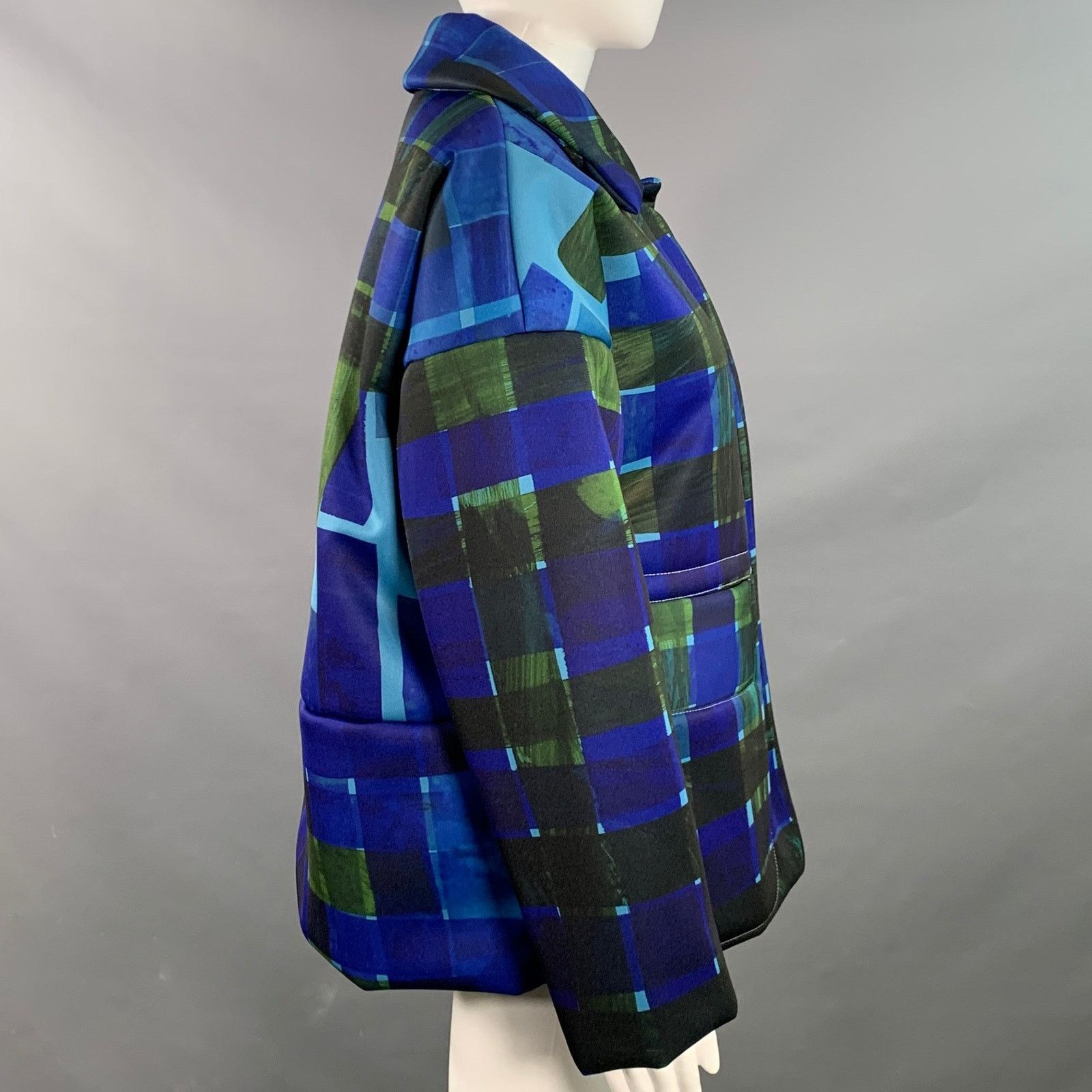 Other Multi Color Polyester Woven Padded Oversized Zip Up Jacket Size S / US 4 / IT 40 - 2 Thumbnail