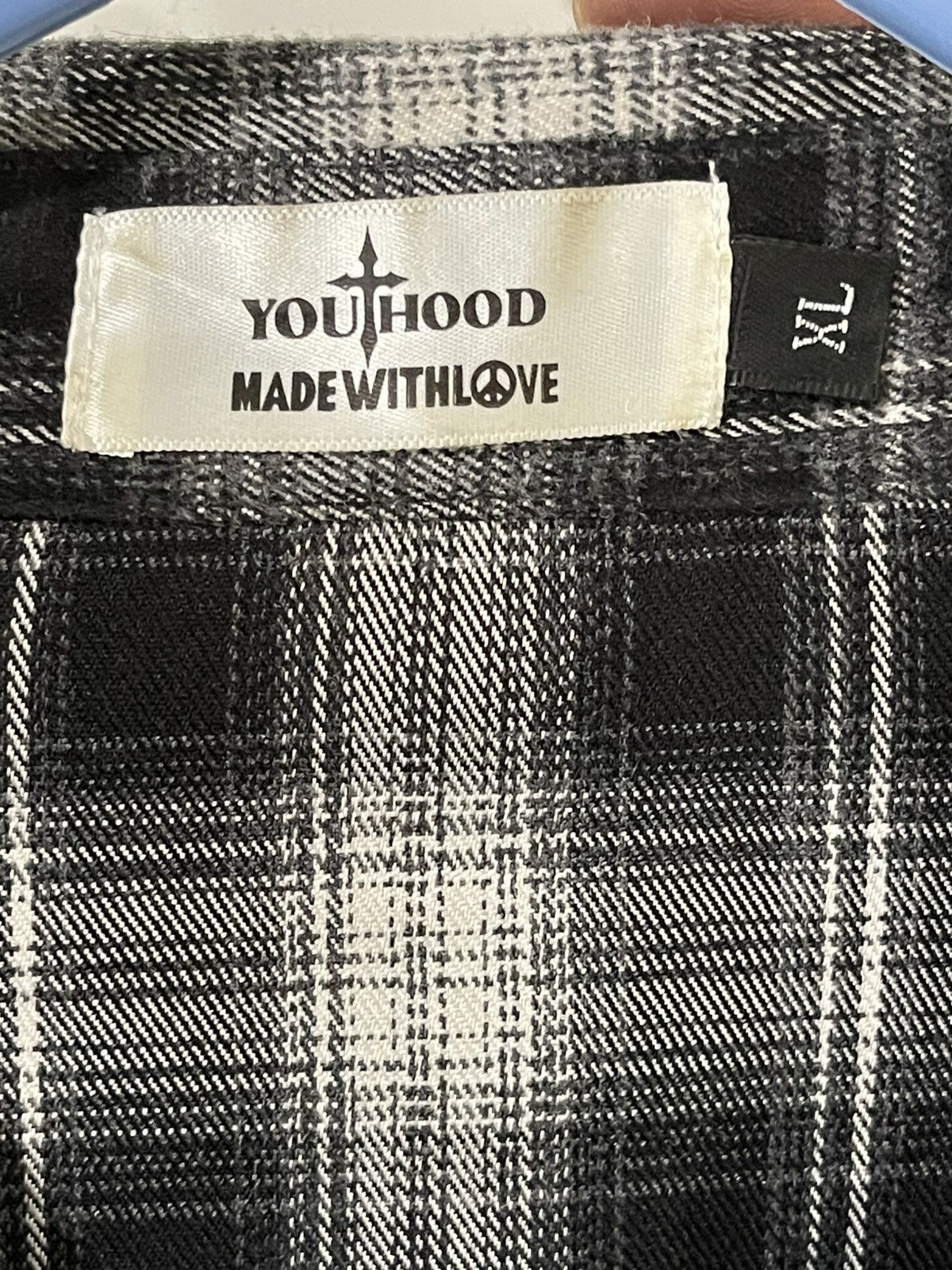 HMDD Rhinestone Cross Flannel Size US XL / EU 56 / 4 - 4 Thumbnail