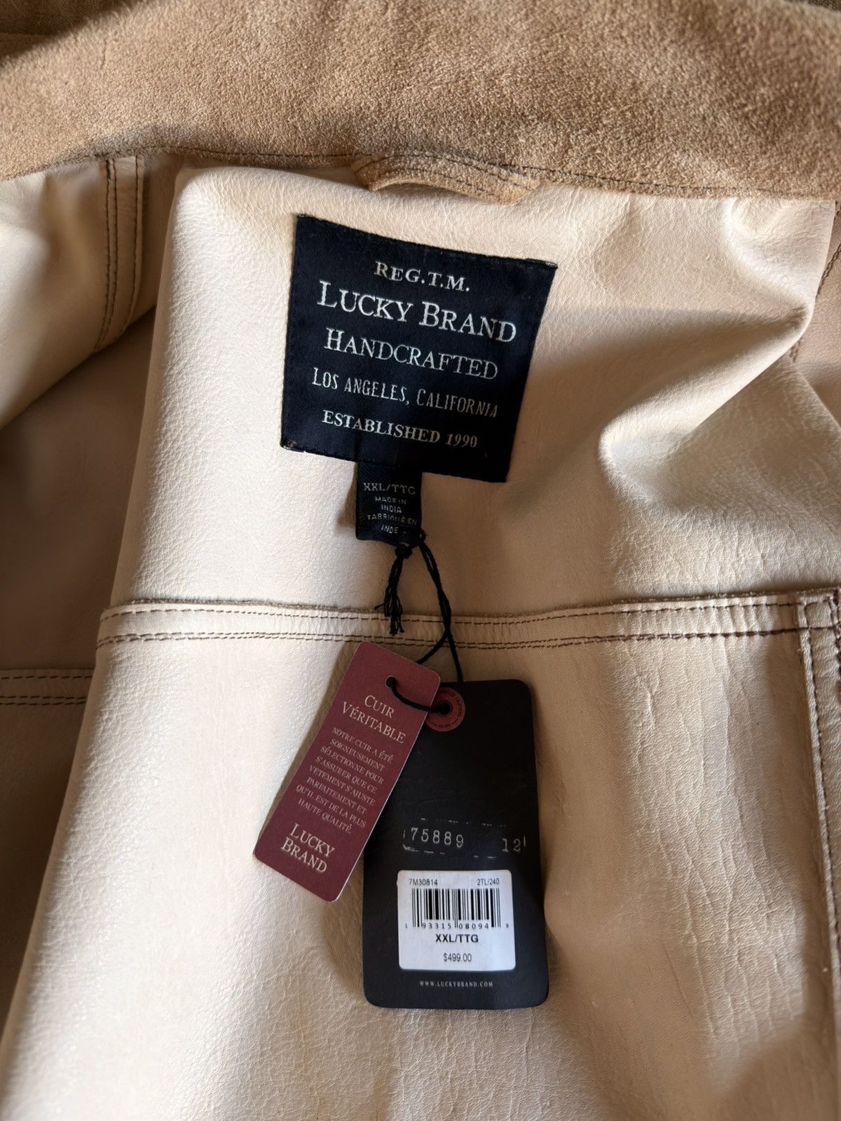 Lucky Brand Brand New Suade jacket Size US XXL / EU 58 / 5 - 7 Thumbnail