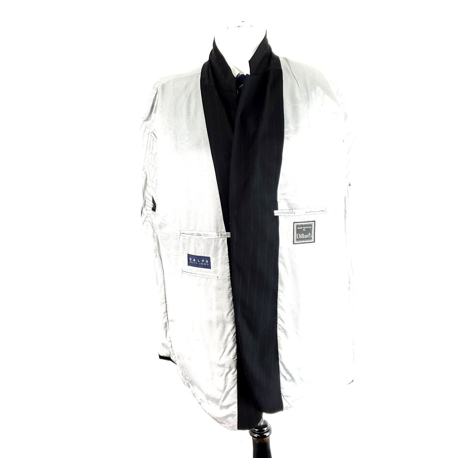 Ralph Lauren Ralph Lauren Wool Cashmere 3 Button Suit Jacket 48L Charcoal Size 48L - 10 Thumbnail