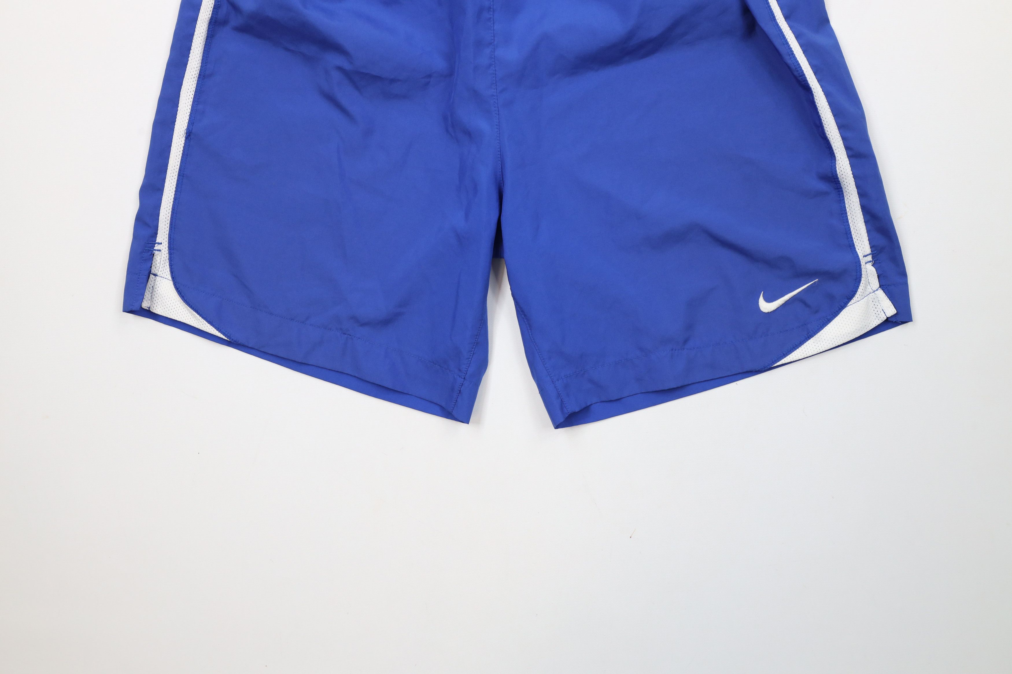 Nike × Vintage Vintage Nike Scott Mini Swoosh Above Knee Soccer Shorts Blue Size US 30 / EU 46 - 4 Thumbnail