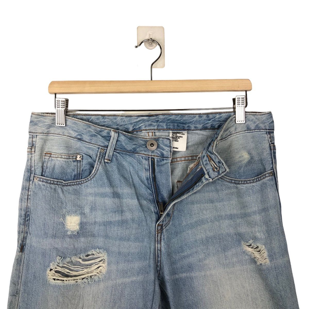 Japanese Brand VINTAGE DISTRESSED DENIM JEANS ZARA Size US 31 - 8 Thumbnail