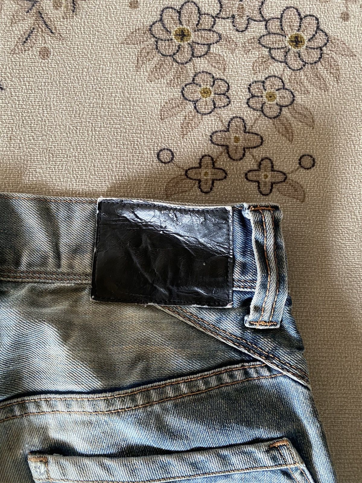 Japanese Brand Vintage Japanese Brand Back Number Distressed Denim Size US 28 / EU 44 - 10 Thumbnail