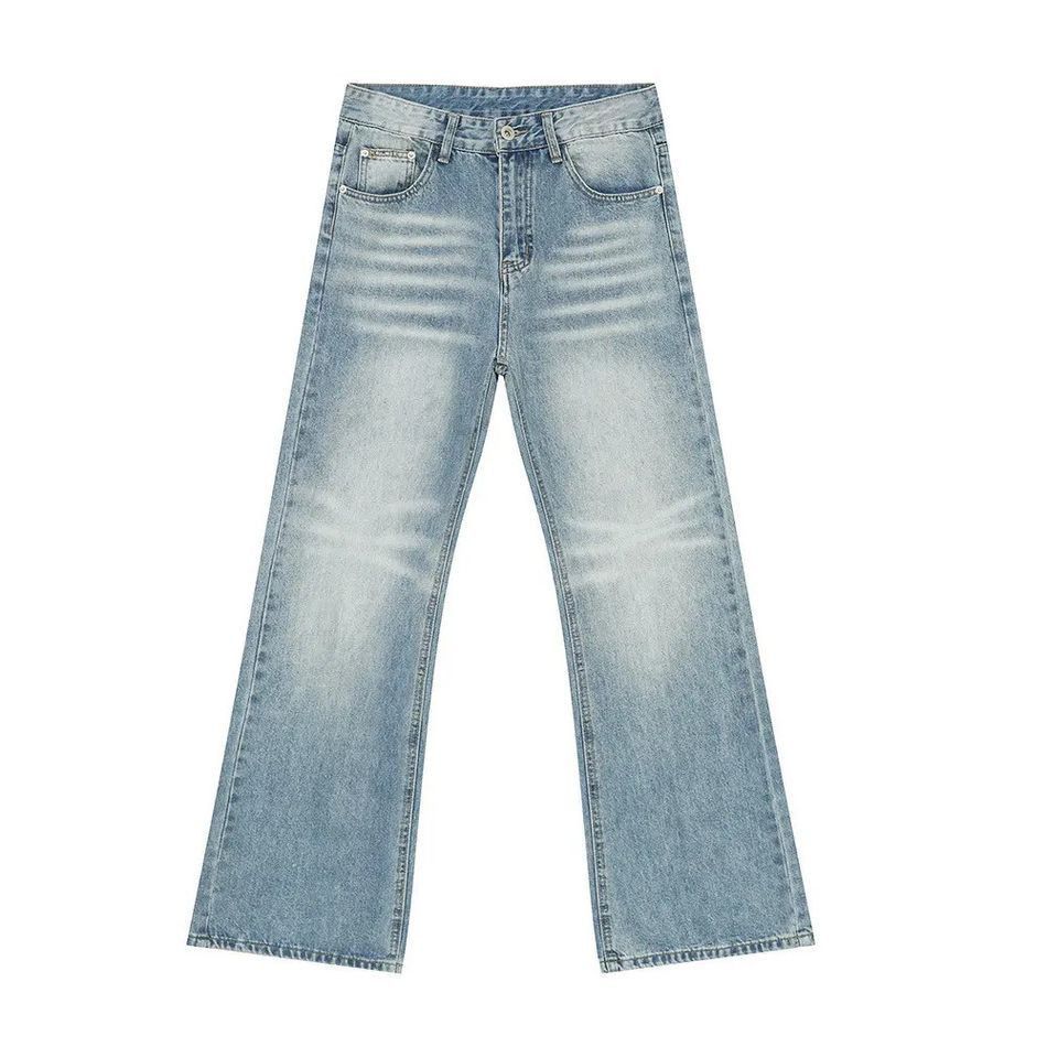 Japanese Brand Retro straight leg loose jeans Size US 32 / EU 48 - 5 Thumbnail