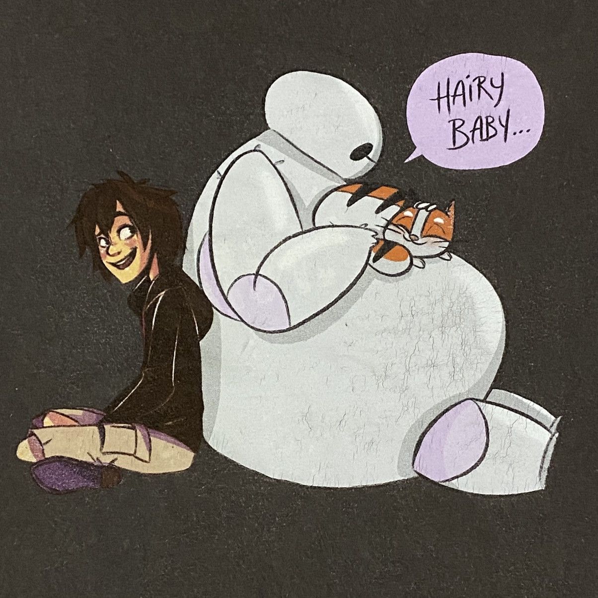 Disney × Vintage Movie big hero six 6 hiro baymax film Disney Size US S / EU 44-46 / 1 - 2 Thumbnail