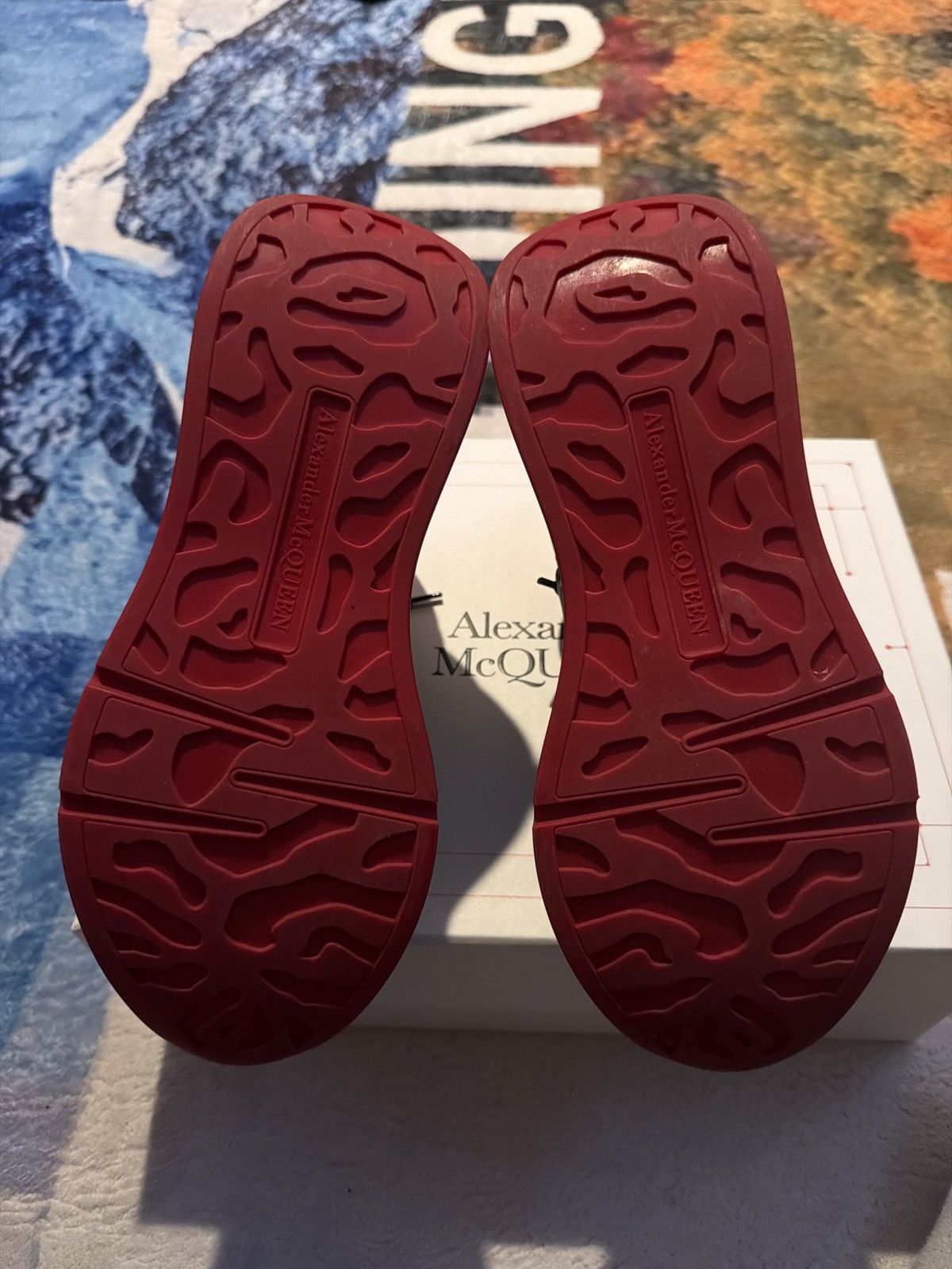 Alexander McQueen Alexander McQueen Black and Red Sneakers Size US 8 / EU 41 - 5 Thumbnail