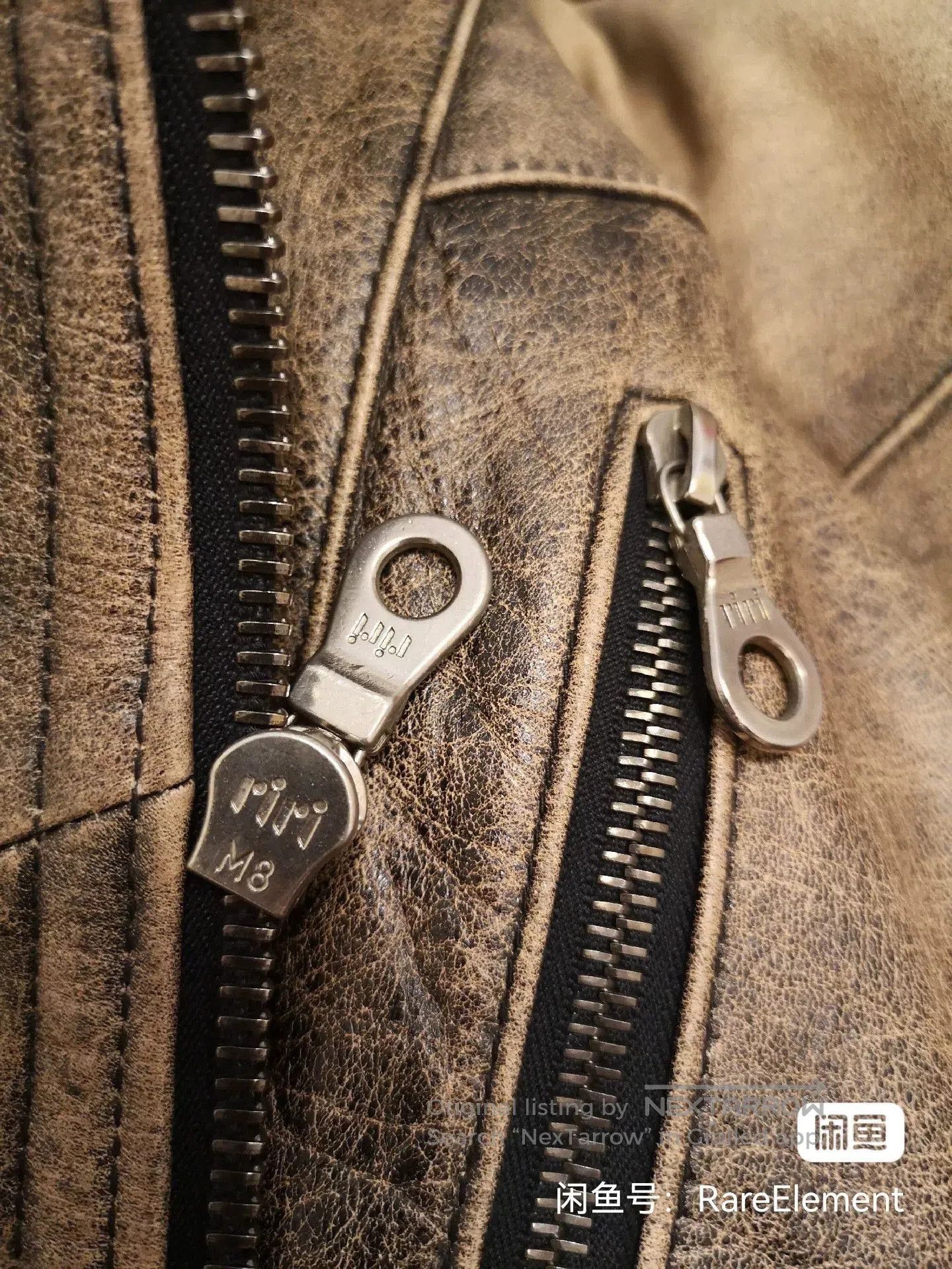 Other RICO Vintage Leather Motorcycle Jacket. Size US L / EU 52-54 / 3 - 5 Thumbnail
