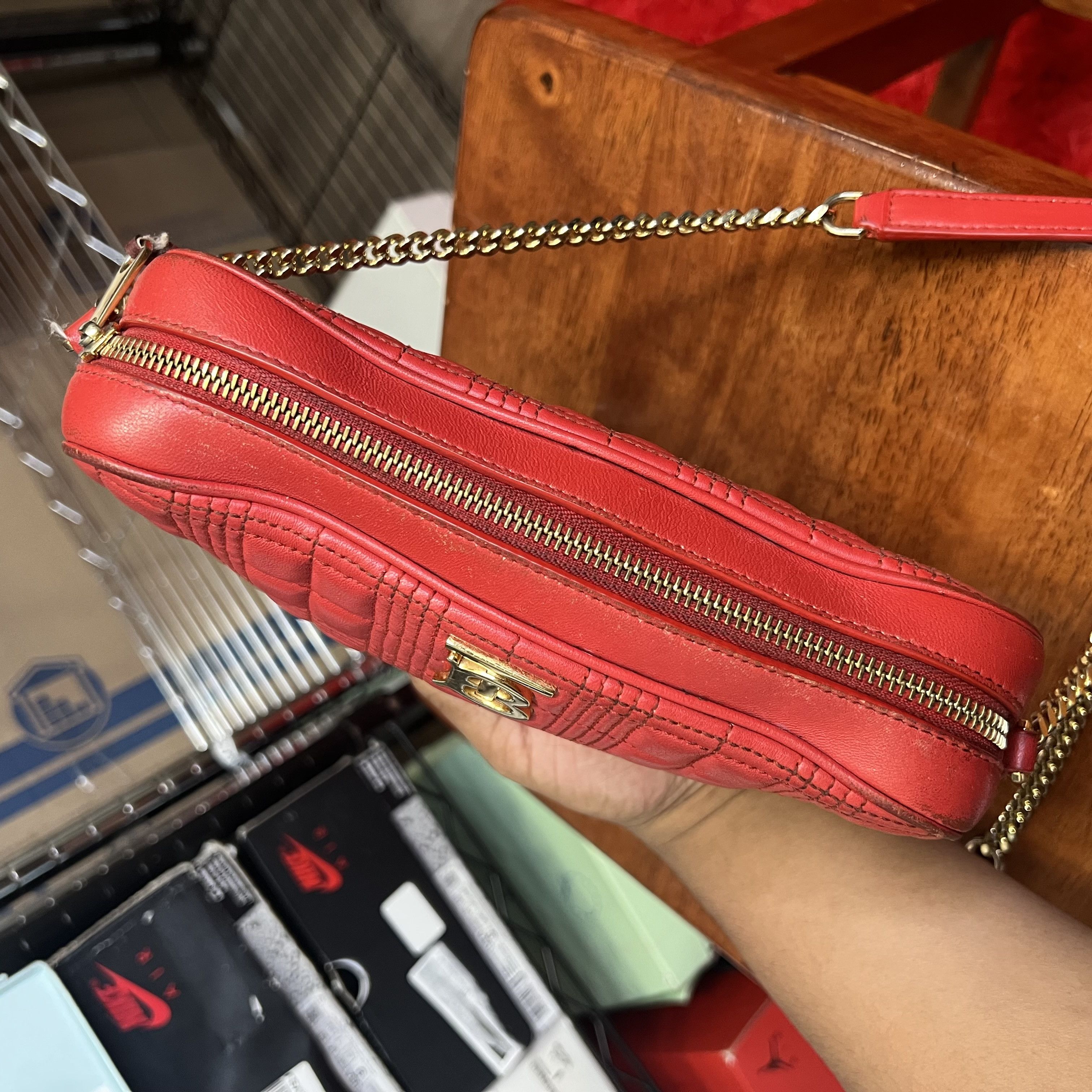 Burberry Burberry Lola Quilted Camera Bag Red Size ONE SIZE - 18 Thumbnail