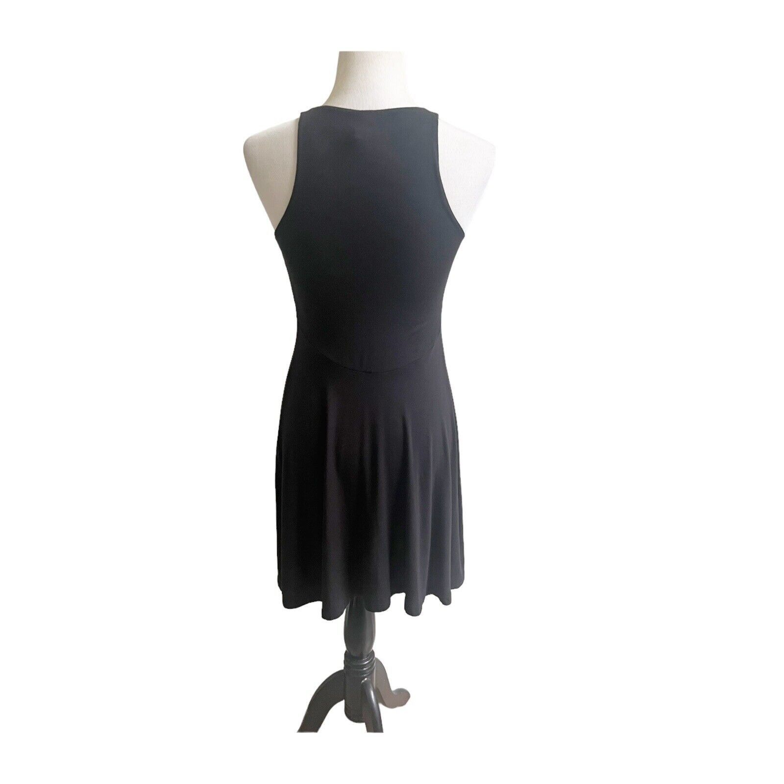 Athleta Athleta Soft Black Activewear Mini Dress Size XS Modal Size XS / US 0-2 / IT 36-38 - 3 Thumbnail