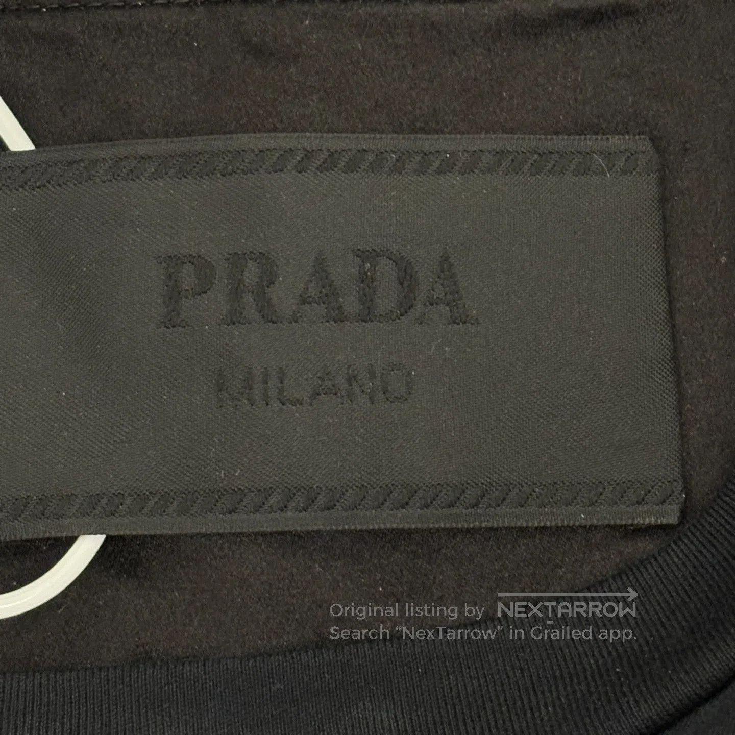 Prada Prada Delta-shaped logo long-sleeve T-shirt Size US L / EU 52-54 / 3 - 3 Thumbnail