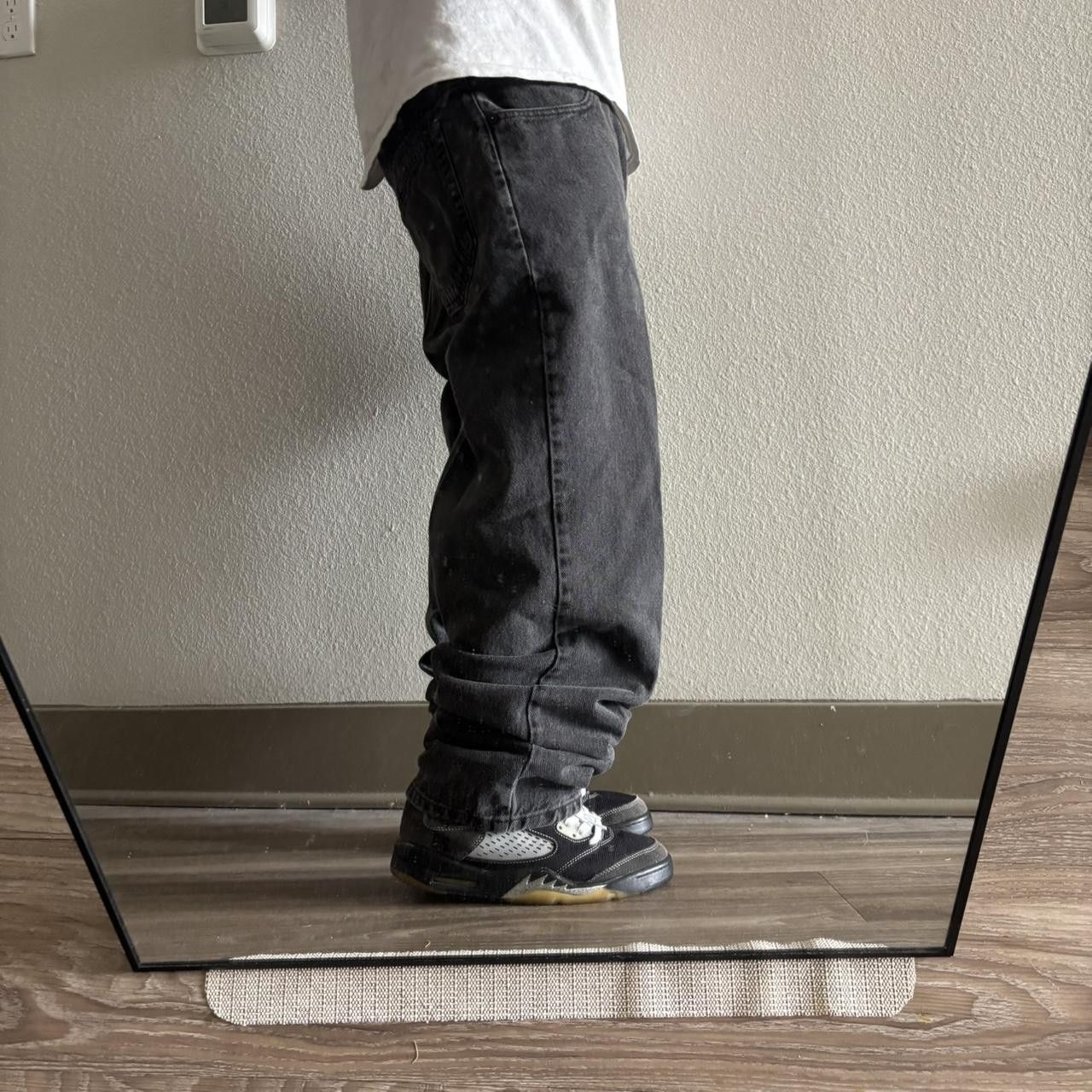 Japanese Brand Crazy Vintage Y2K/2000s Black Grunge Skater Essential Denim Jeans! 36x31 Size US 36 / EU 52 - 2 Thumbnail