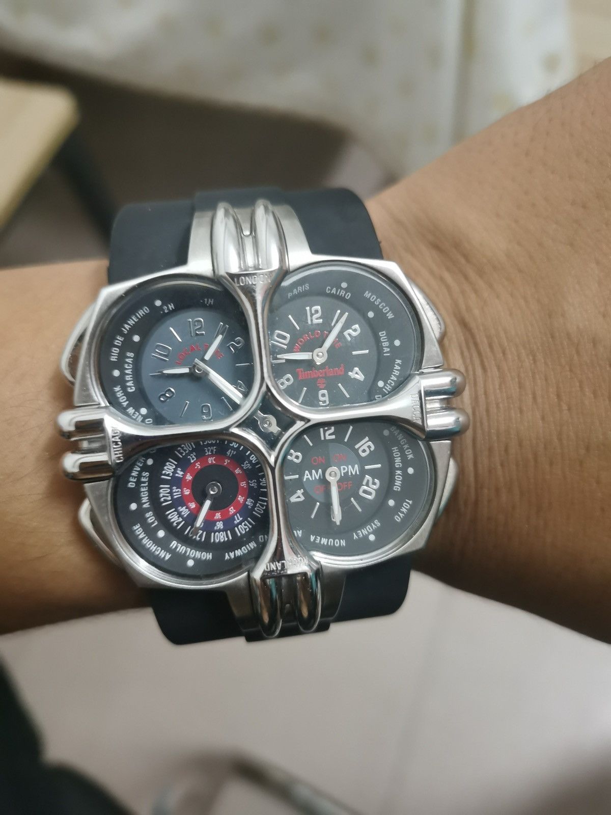 Timberland Rare Timberland 4 eyes watch Size ONE SIZE - 4 Thumbnail