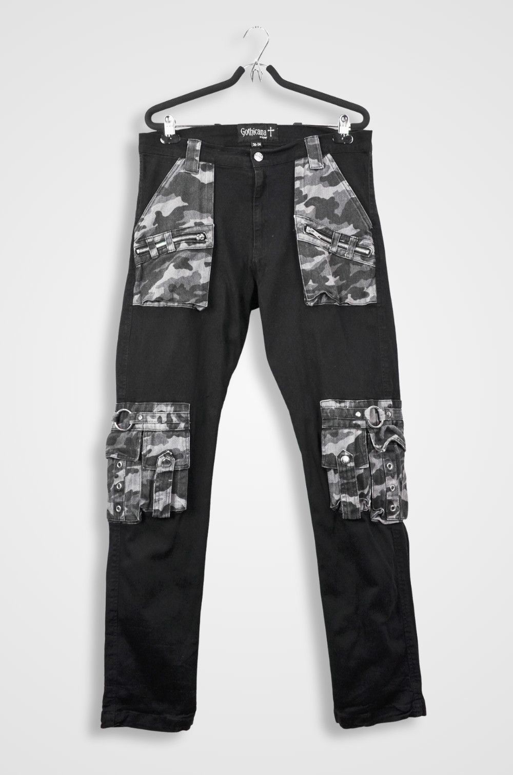 Gothicana Industrial Utility Cargo Pants – 36/34