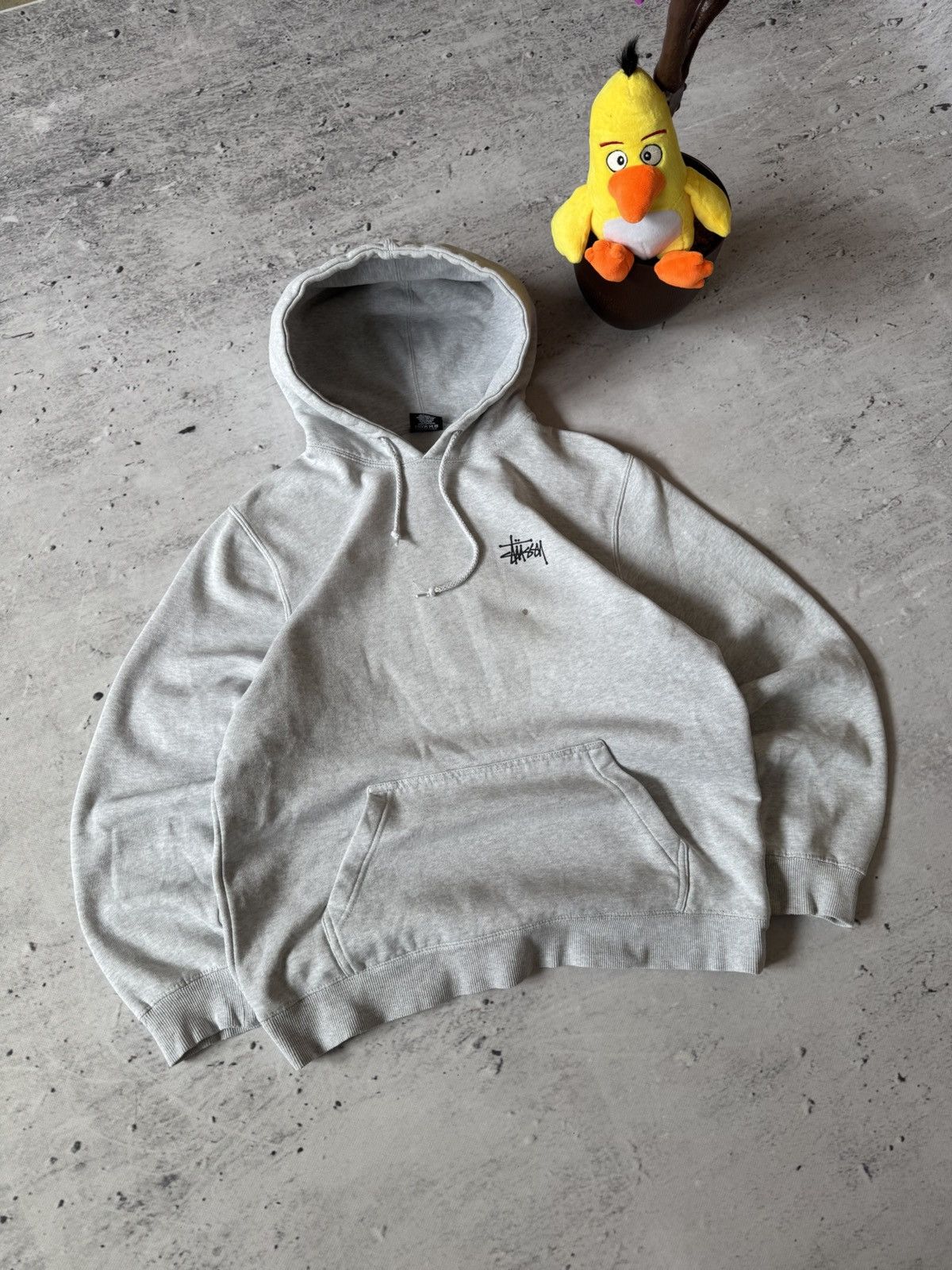 Stussy × Vintage STUSSY CENTER HUFT LOGO OVERSIZE BAGGY FIT HOODIE Size US M / EU 48-50 / 2 - 1 Thumbnail
