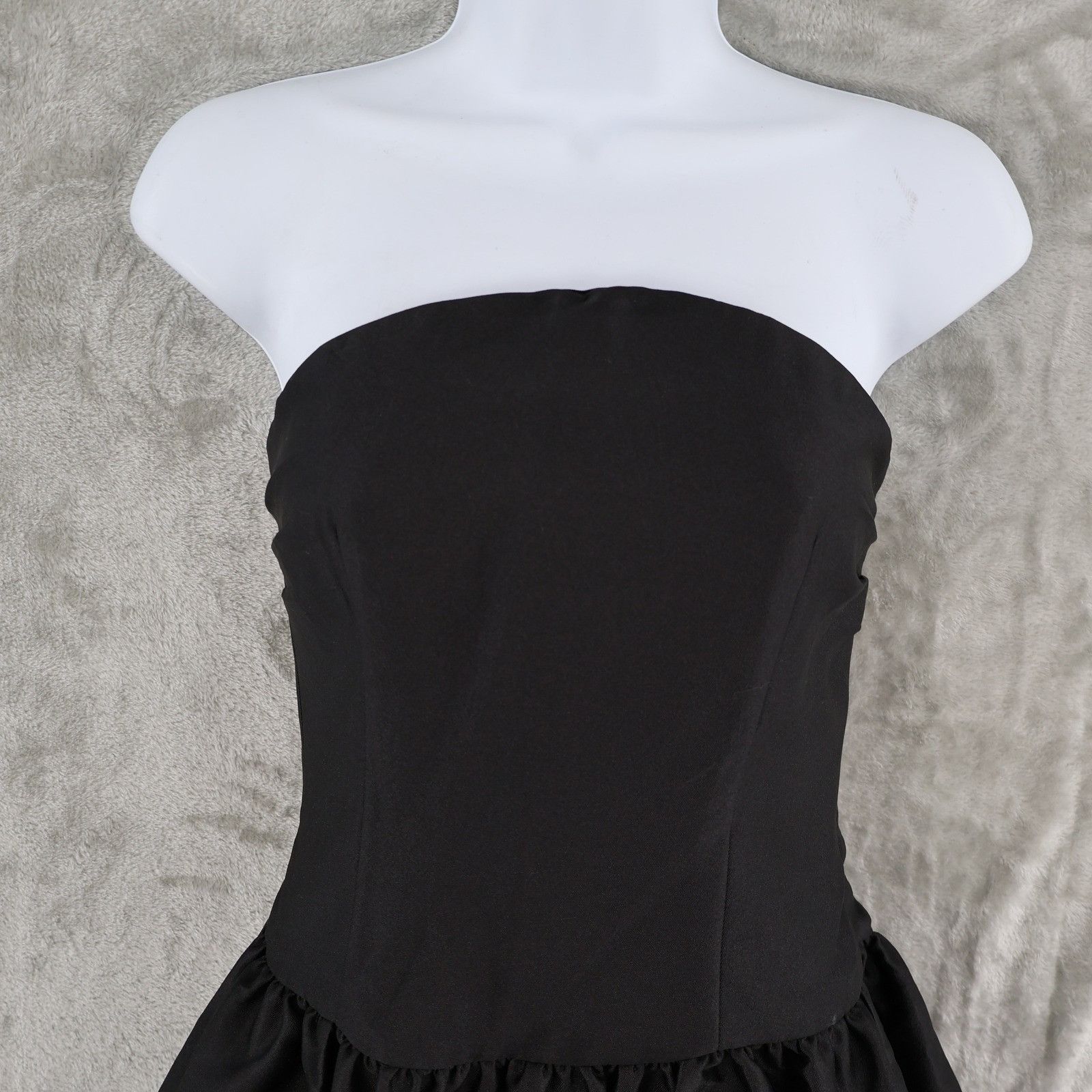 Self-Portrait Self Portrait Taffeta Midi Dress Women 4 Black Formal Dance Size S / US 4 / IT 40 - 10 Thumbnail