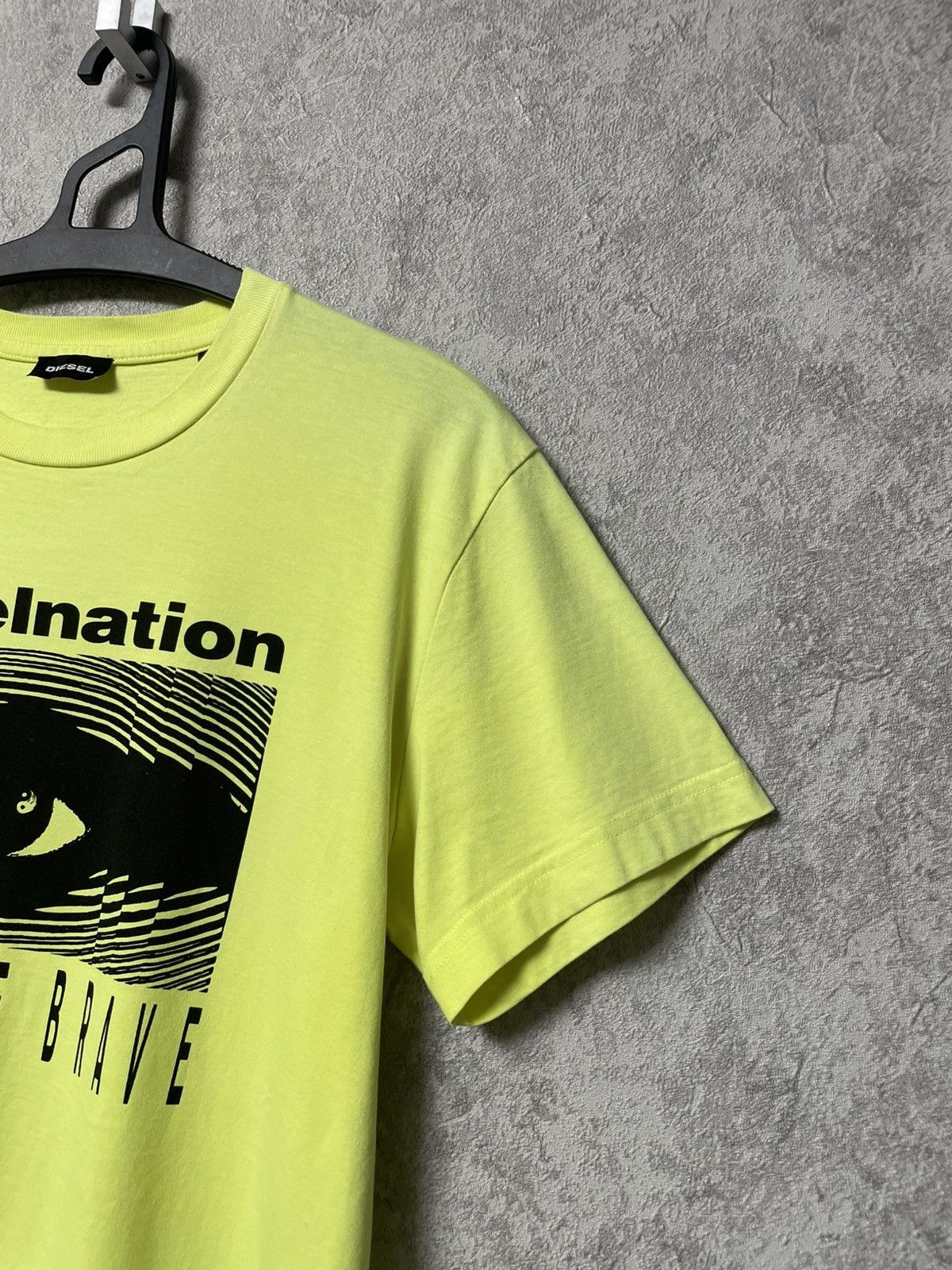 Diesel Diesel Yellow T-Shirt Dieselnation Only the Brave Size US M / EU 48-50 / 2 - 5 Thumbnail