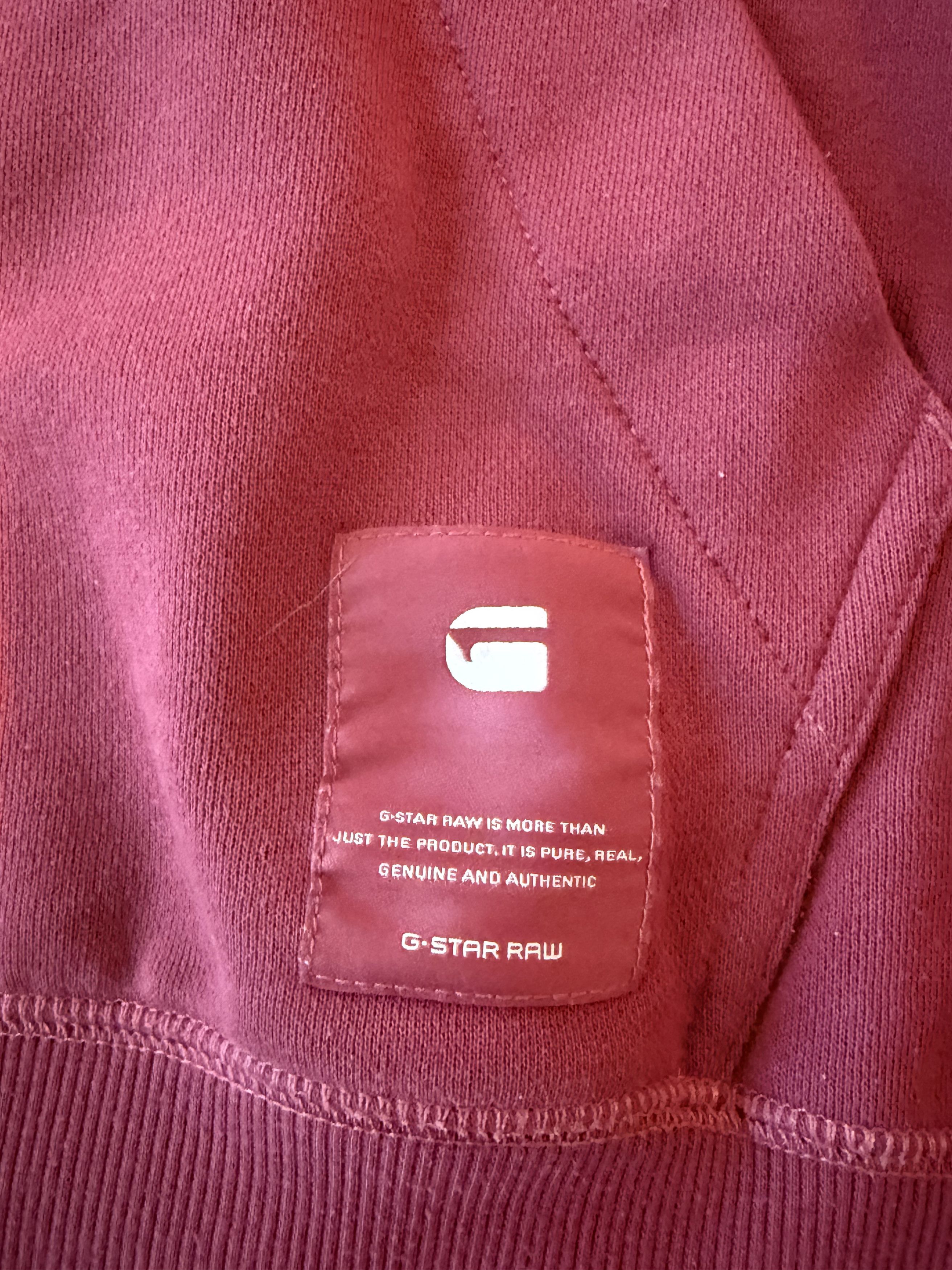 G-Star G-Star Maroon Hoodie Size US L / EU 52-54 / 3 - 7 Thumbnail
