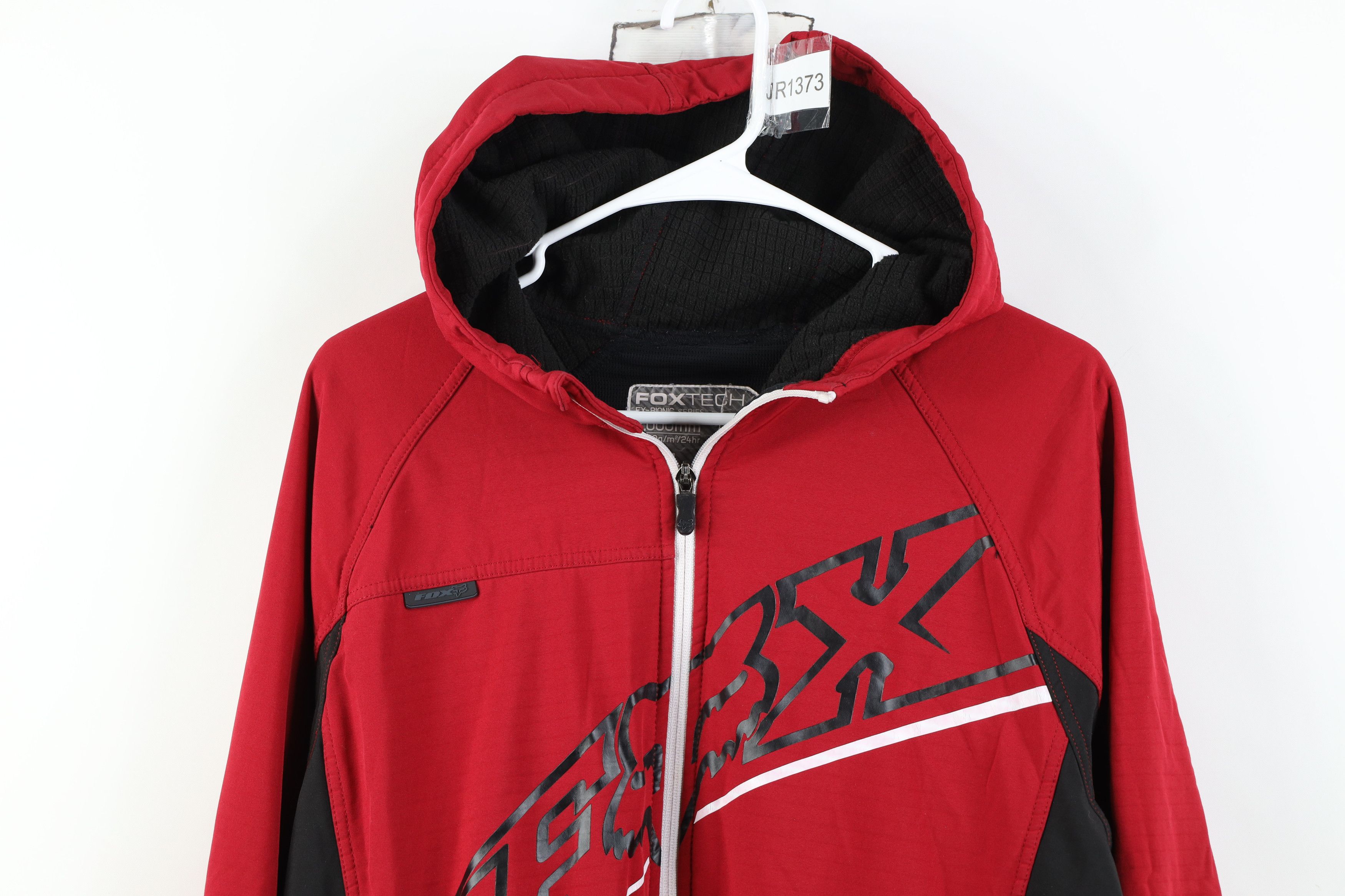 Fox Racing Vintage Y2K Fox Racing Fleece Lined FX Bionic Hooded Jacket Size US L / EU 52-54 / 3 - 2 Thumbnail