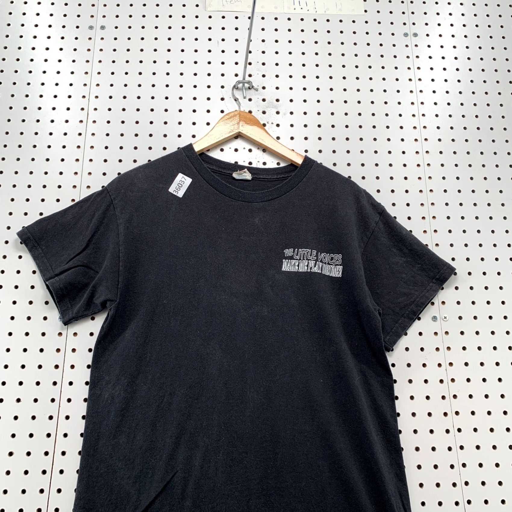 Delta VINTAGE Y2K Drum Kit Shirt Mens Small Black Little Voices Make Me Play Drums Size US S / EU 44-46 / 1 - 3 Thumbnail