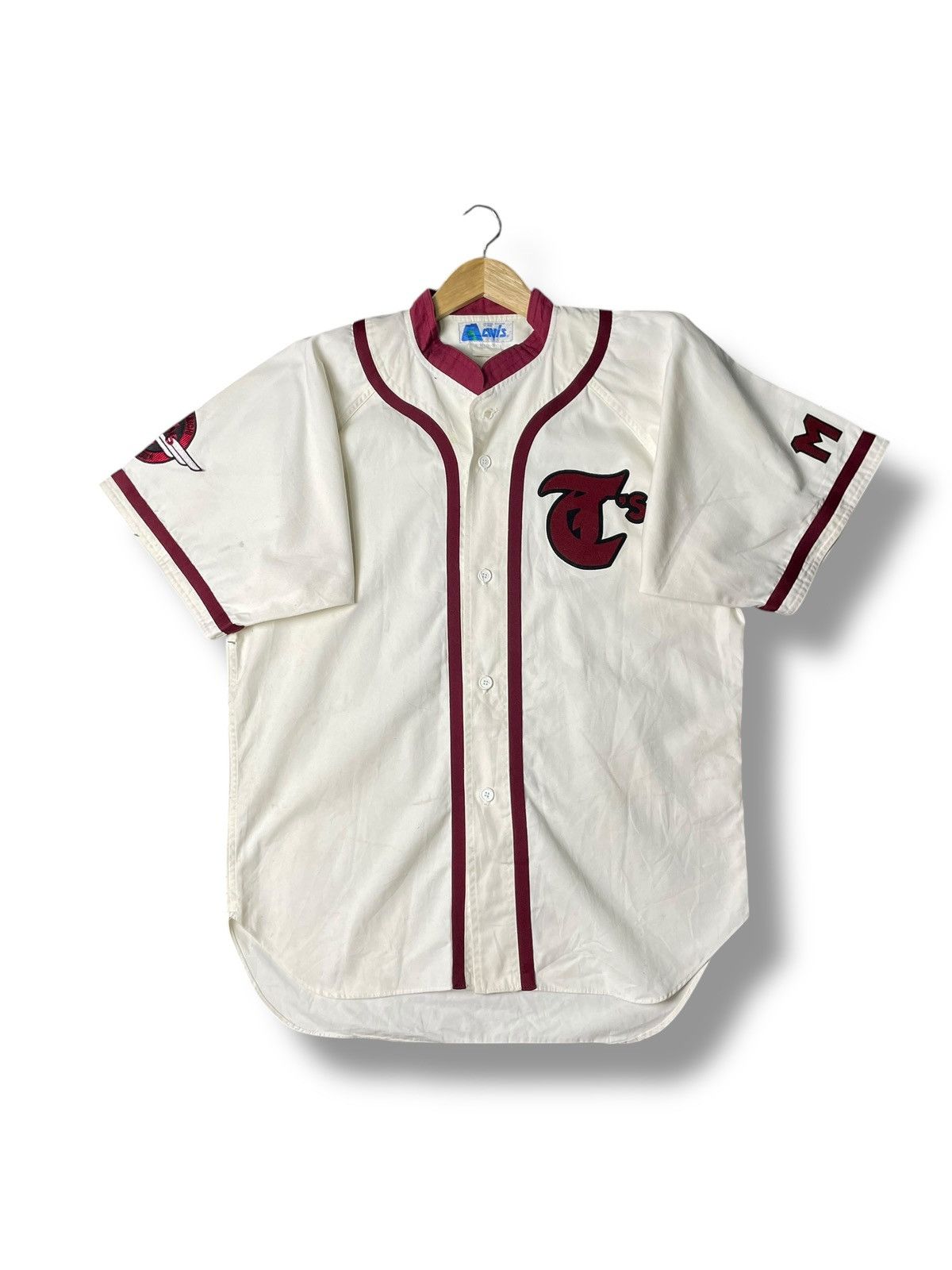 Japanese Brand × Vintage Avis x Vintage Baseball Jersey Embroidery (40) Size US M / EU 48-50 / 2 - 1 Thumbnail