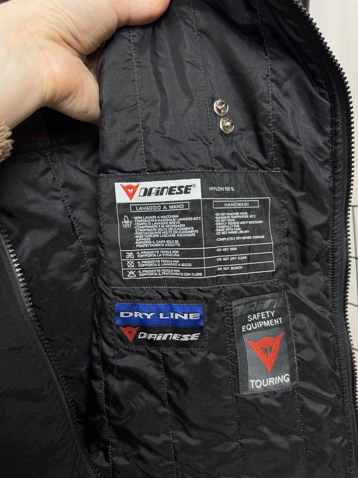 Dainese Dainese 2 in 1 black multipocket motorcycle jacket + vest Size US XL / EU 56 / 4 - 24 Thumbnail