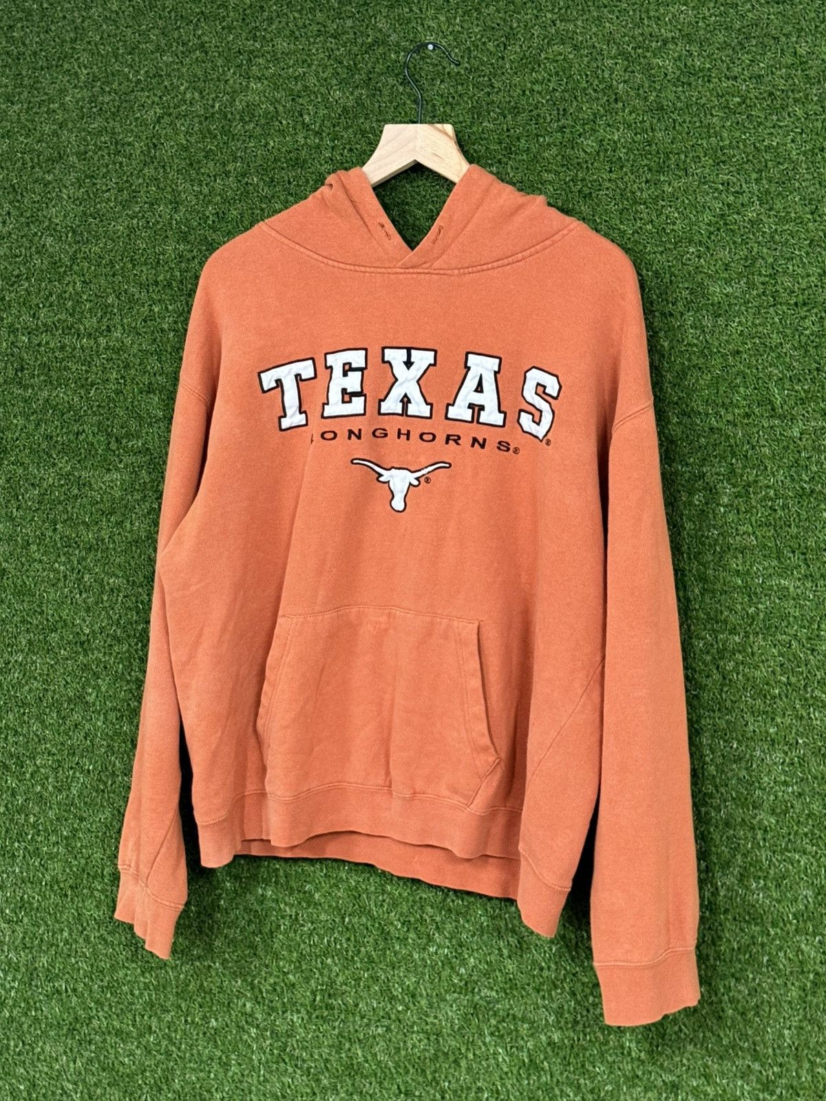 Vintage Vintage University Texas Distressed Longhorn Hoodie Y2K UT Size US XL / EU 56 / 4 - 2 Thumbnail
