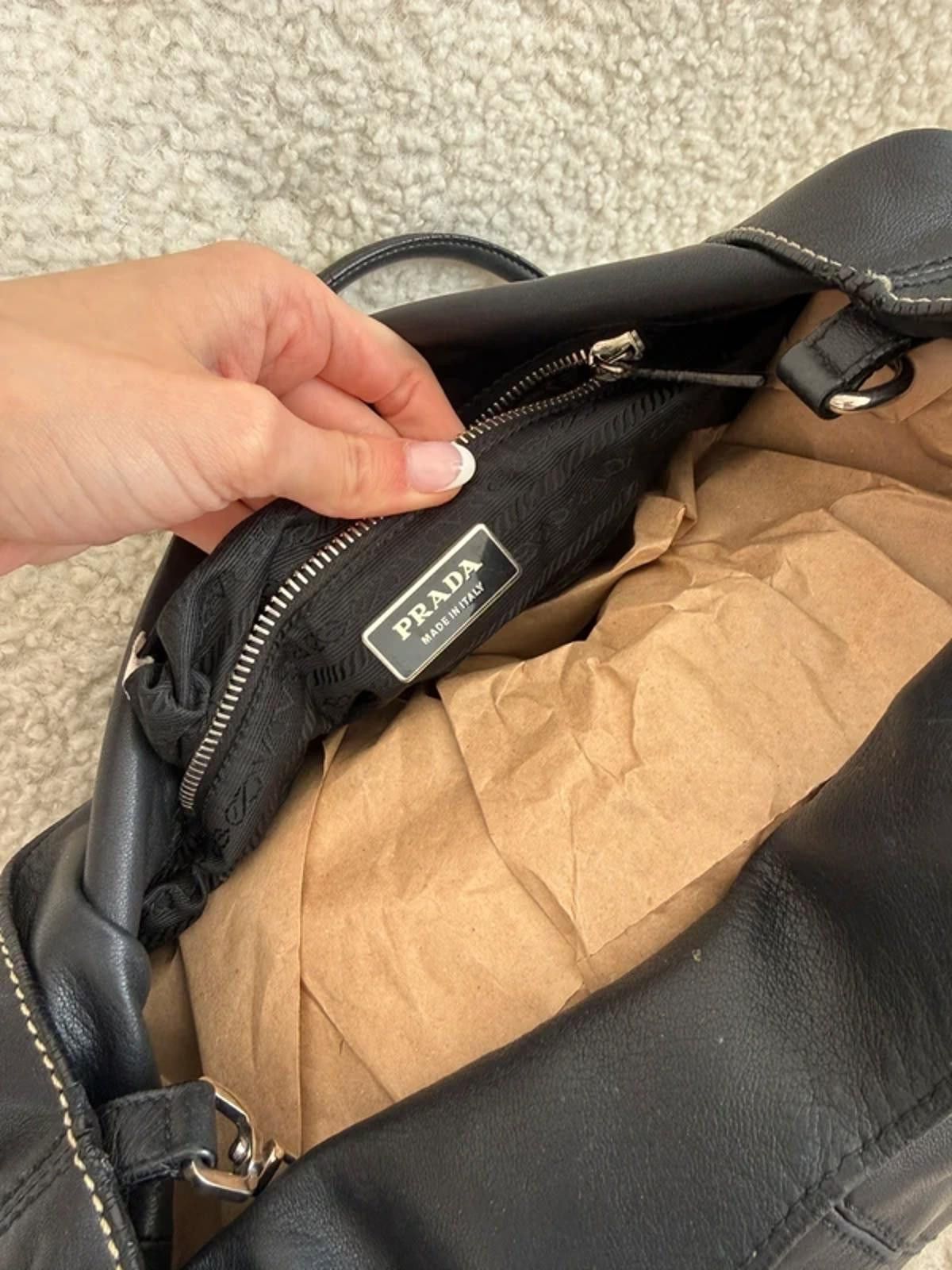 Prada Prada Leather Shoulder Bag Size ONE SIZE - 12 Thumbnail