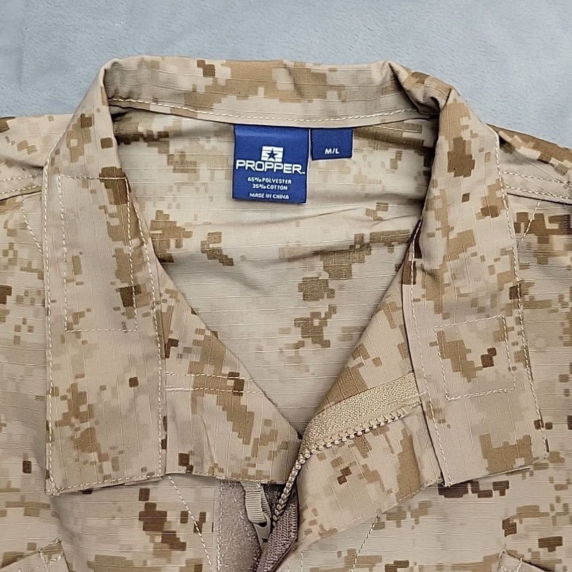 Propper Propper Military Combat MARPAT Shirt Mens M Desert Digital Camo Button-Up Camouflage For Casual Outdoor Size US M / EU 48-50 / 2 - 3 Thumbnail