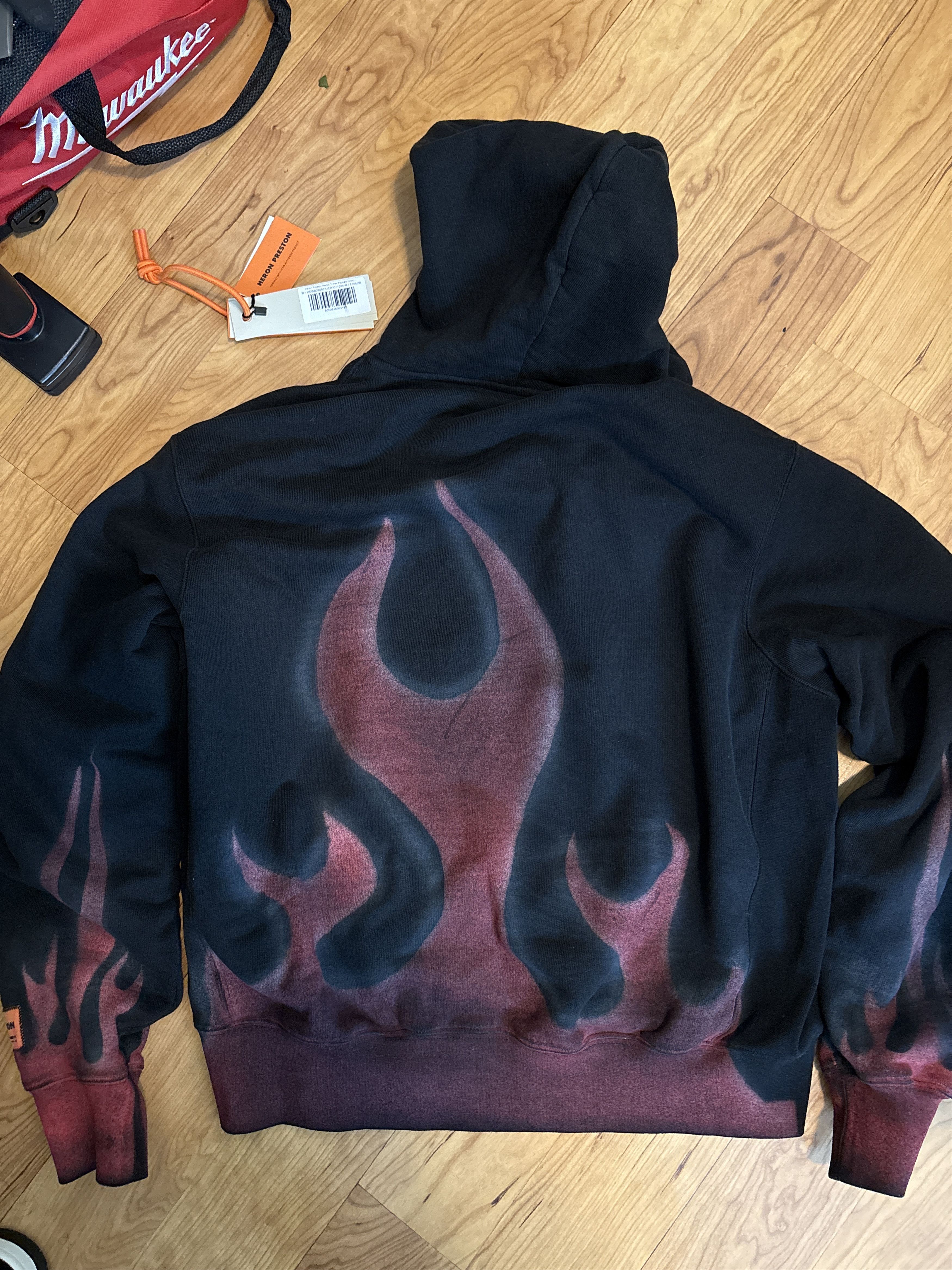 Heron Preston Heron Preston “Times Flames” Hoodie Size US M / EU 48-50 / 2 - 4 Thumbnail
