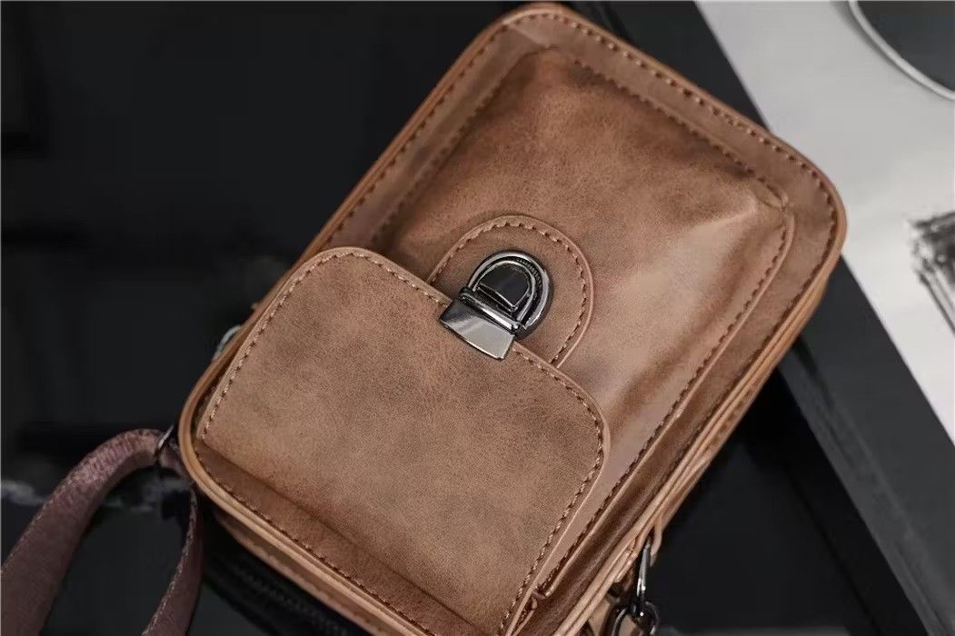Japanese Brand Mini Crossbody Bag Pu Leather Bah Size ONE SIZE - 8 Thumbnail