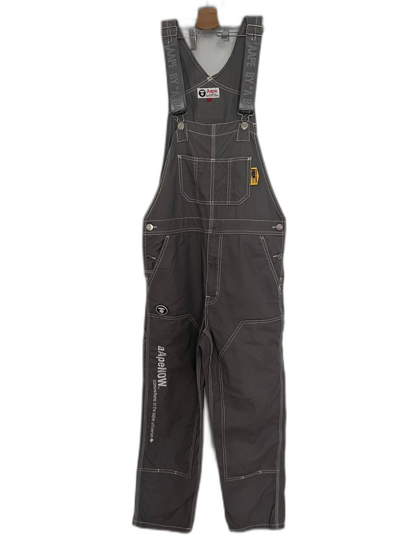 Aape Aape Gray Cargo Overalls Size US 26 / EU 42 - 1 Thumbnail