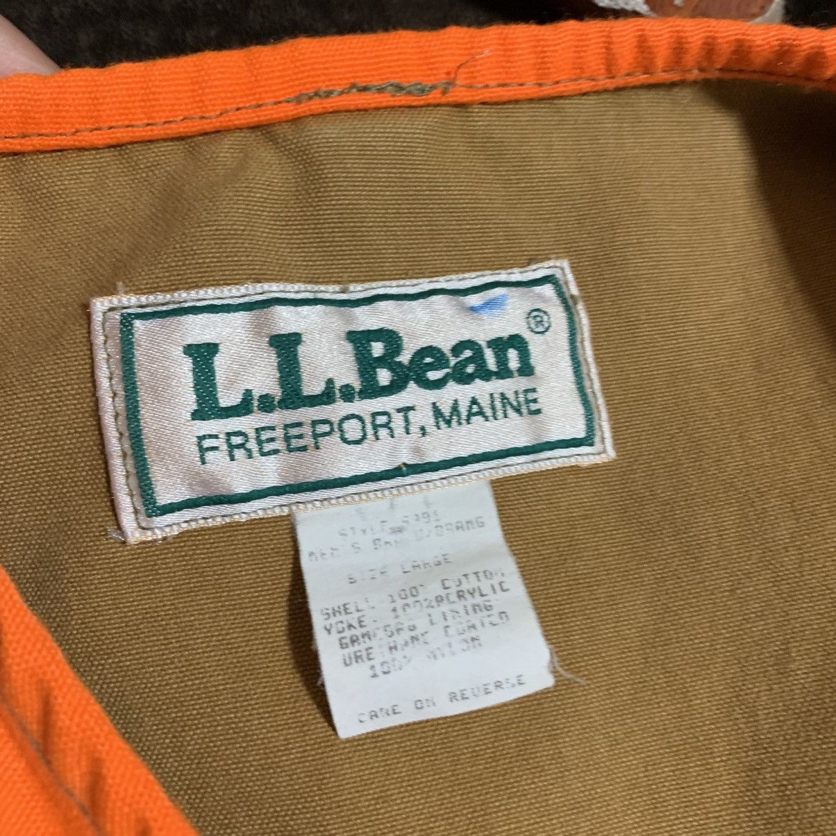 L.L. Bean × Vintage Reflective Hunting vest Size US L / EU 52-54 / 3 - 10 Thumbnail
