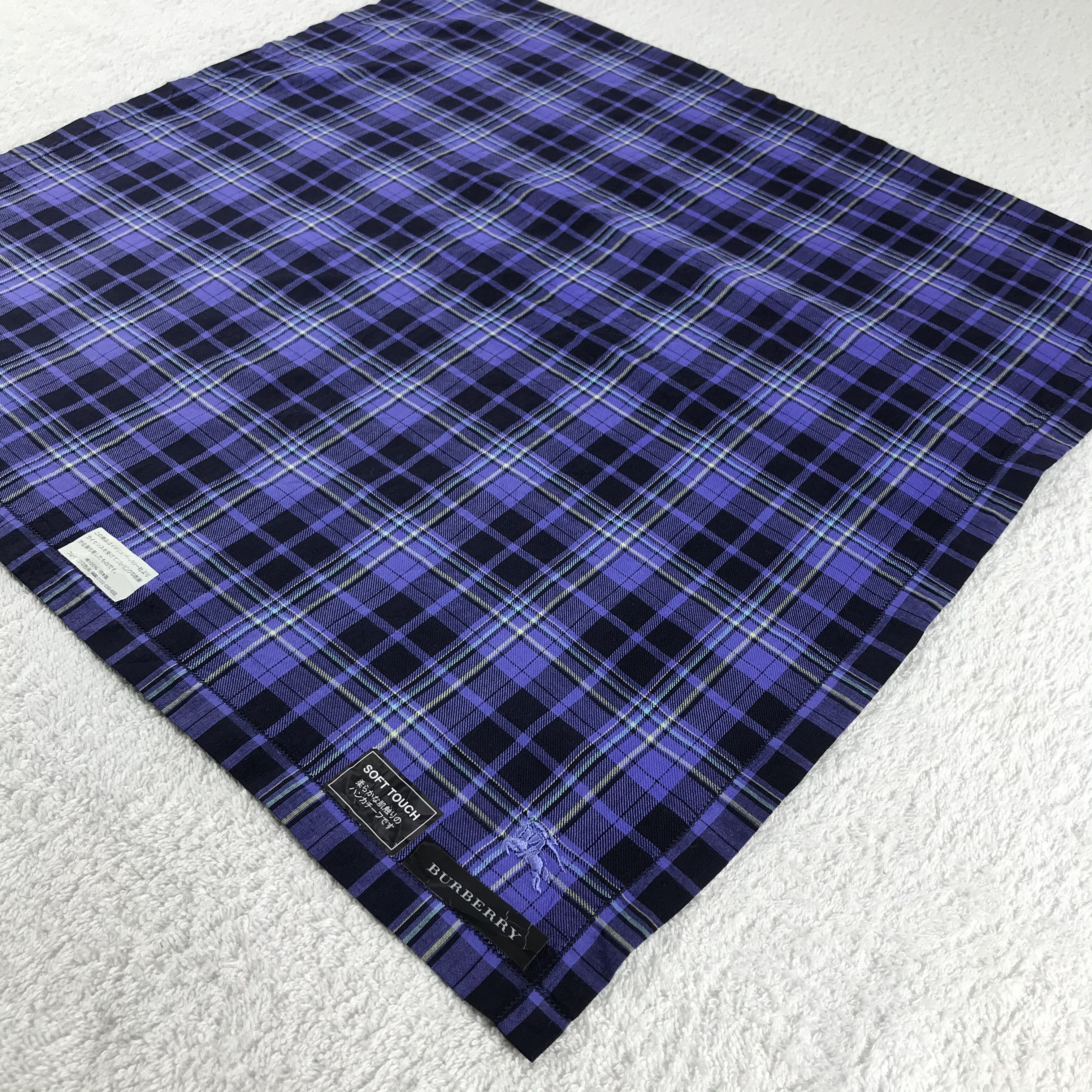 Burberry × Vintage Burberry Bandana / Handkerchief / Neckerchief - S322 Size ONE SIZE - 2 Thumbnail