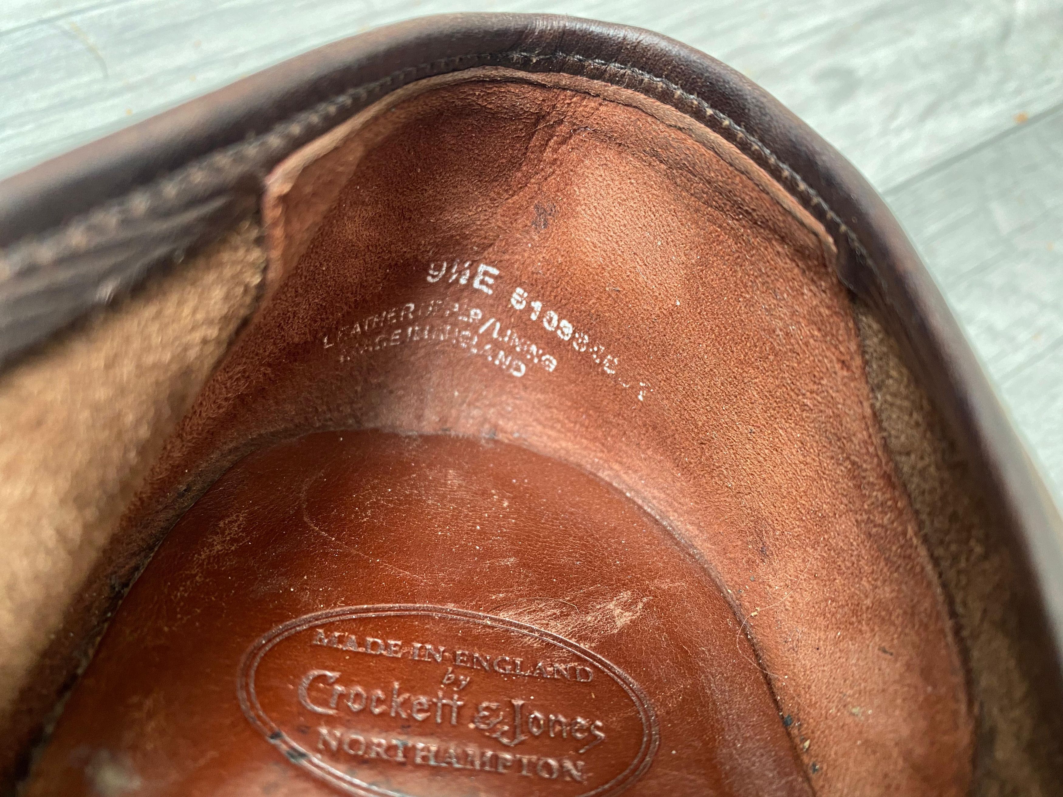 Crockett & Jones Crockett&Jones Brown Grain Leather Penny Loafers Sz US 10.5E Size US 10.5 / EU 43-44 - 7 Thumbnail