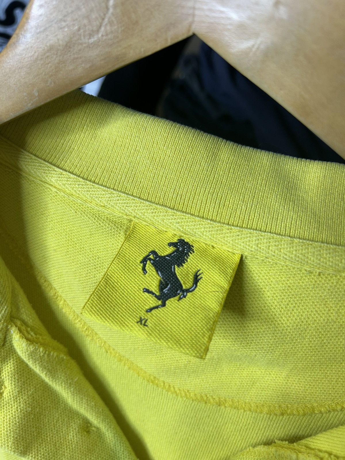 Ferrari Vintage Ferrari Yellow Polo Shirt 90s XL Size US XL / EU 56 / 4 - 2 Thumbnail