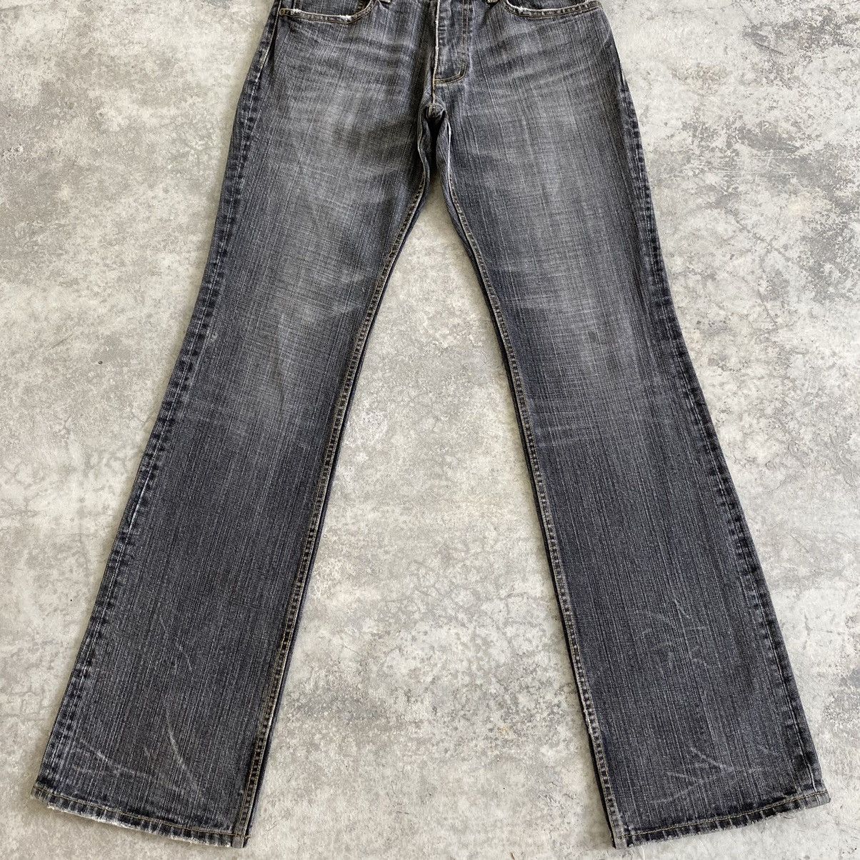 Other Monsieur Nicole Washed Grey Flared Denim Jeans Size US 30 / EU 46 - 2 Thumbnail