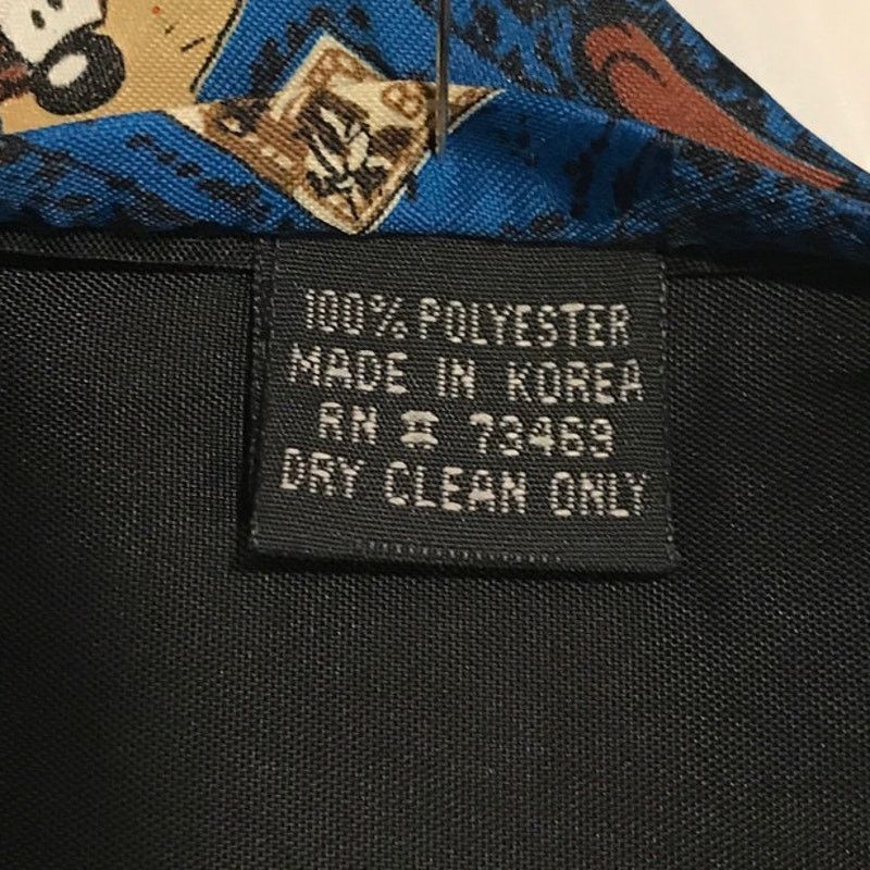 Warner Bros Lonney Tunes Tasmanian Devil Vintage Necktie Size ONE SIZE - 4 Thumbnail