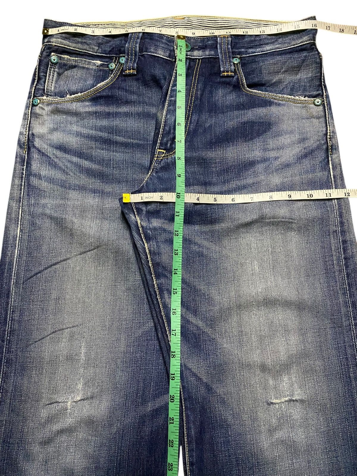 Levi's Vintage Levis 503 Faded Wash Distressed Baggy Jeans Size US 32 / EU 48 - 12 Thumbnail