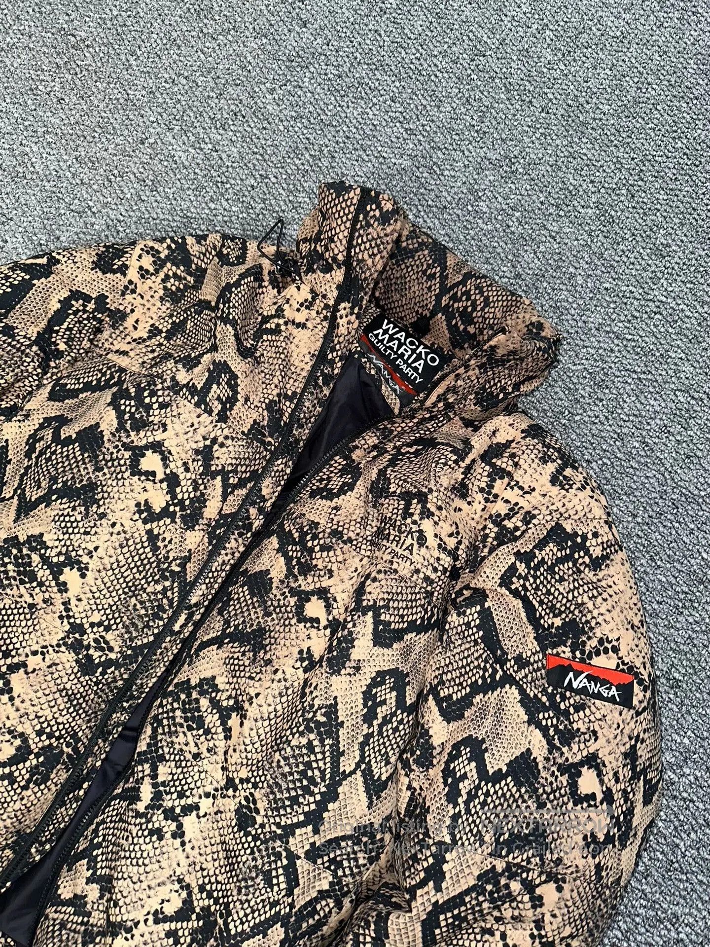 Wacko Maria Wacko Maria x Nanga Snake Print Down Jacket. Size US XL / EU 56 / 4 - 2 Thumbnail