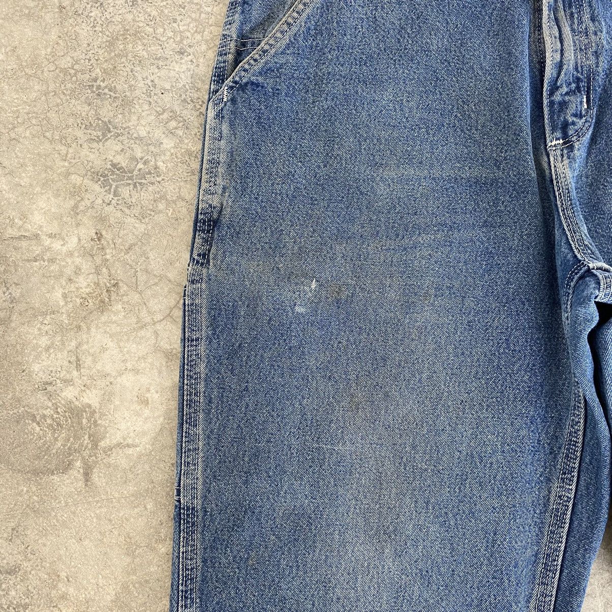 Carhartt × Vintage VTG Carhartt Medium Washed Blue Carpenter Denim Jeans Size US 32 / EU 48 - 8 Thumbnail