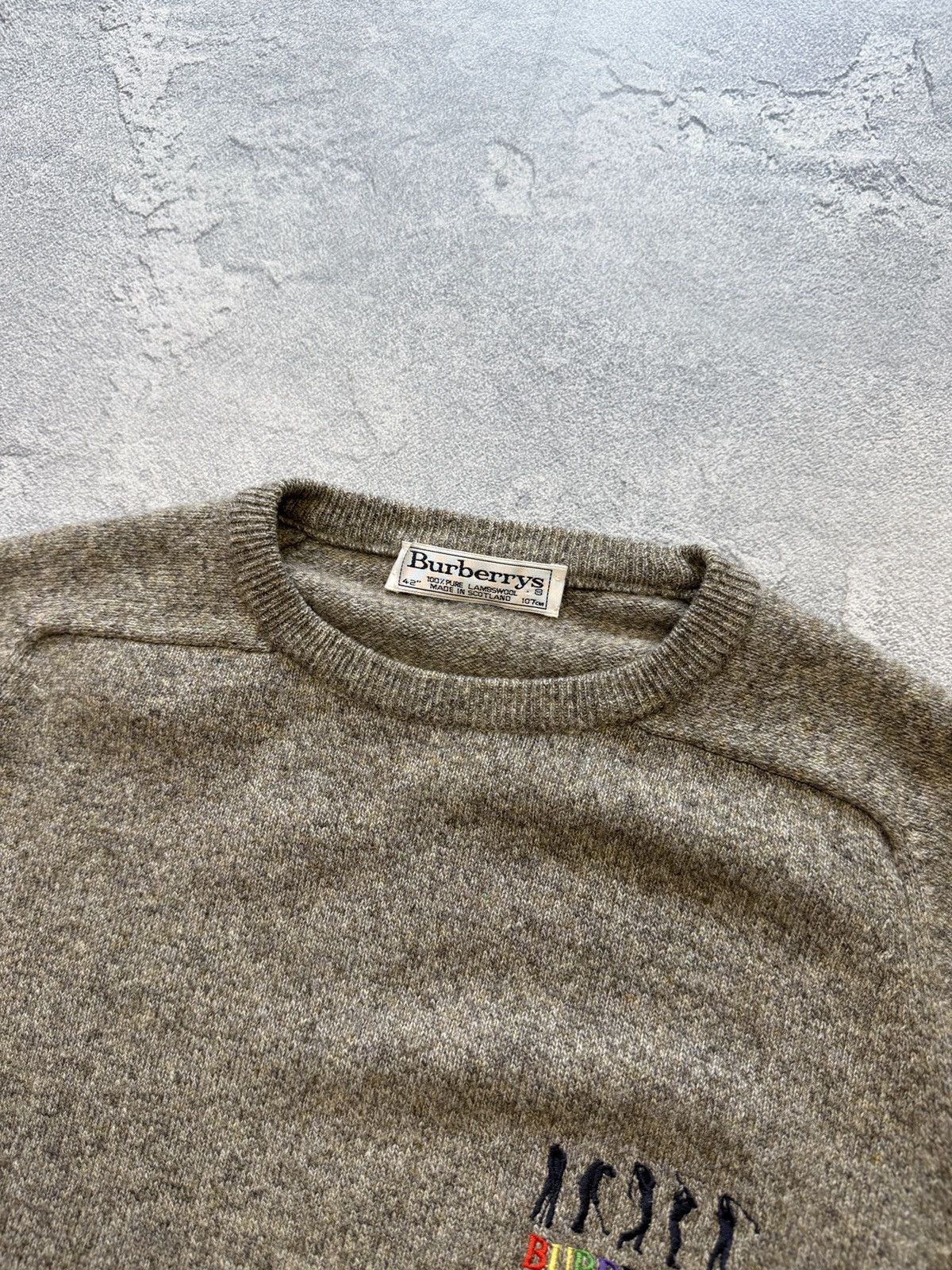 Burberry Vintage Knit Burberrys Sweater 90s Very Rare Size US M / EU 48-50 / 2 - 2 Thumbnail